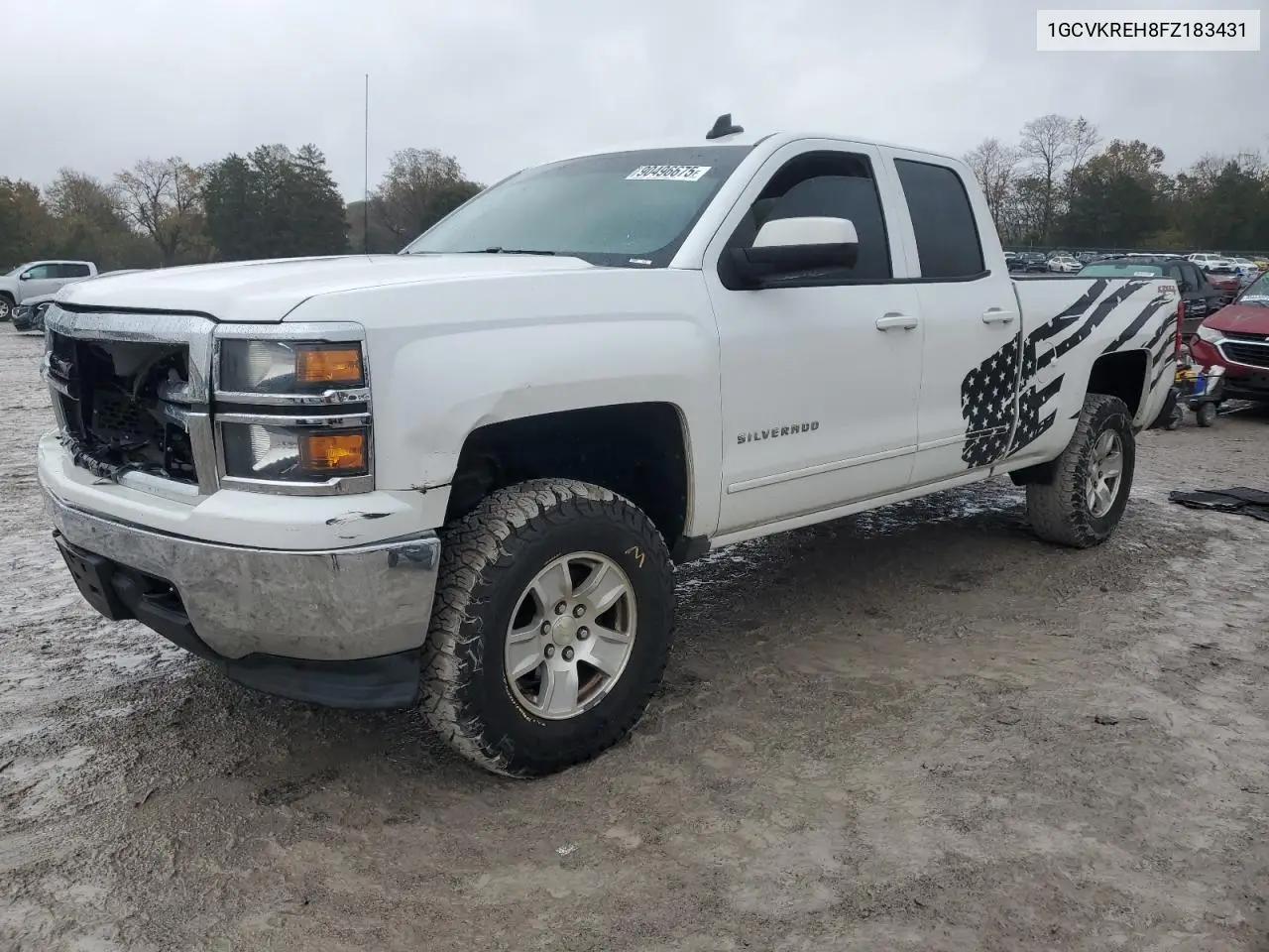 1GCVKREH8FZ183431 2015 Chevrolet Silverado K1500 Lt