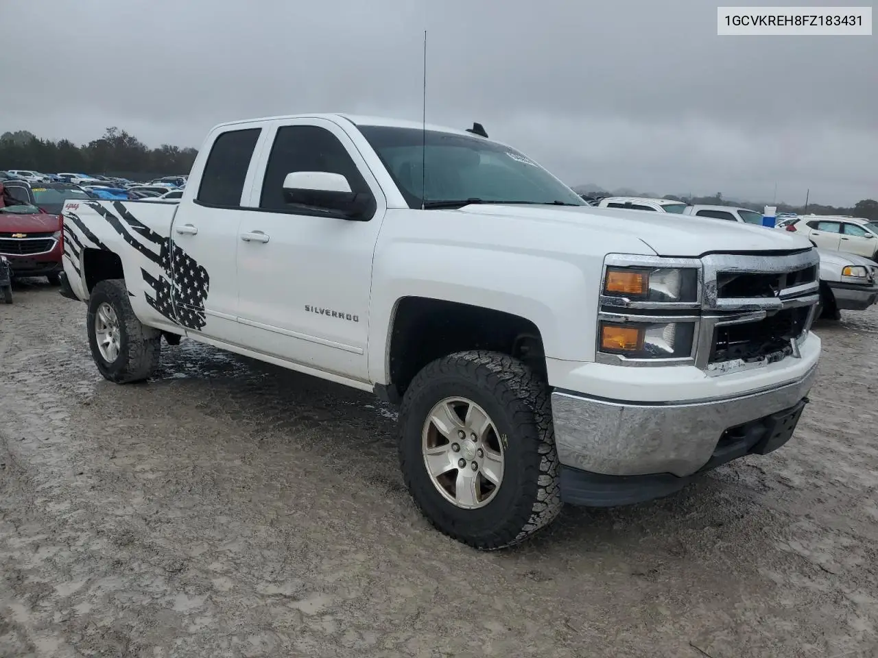 1GCVKREH8FZ183431 2015 Chevrolet Silverado K1500 Lt