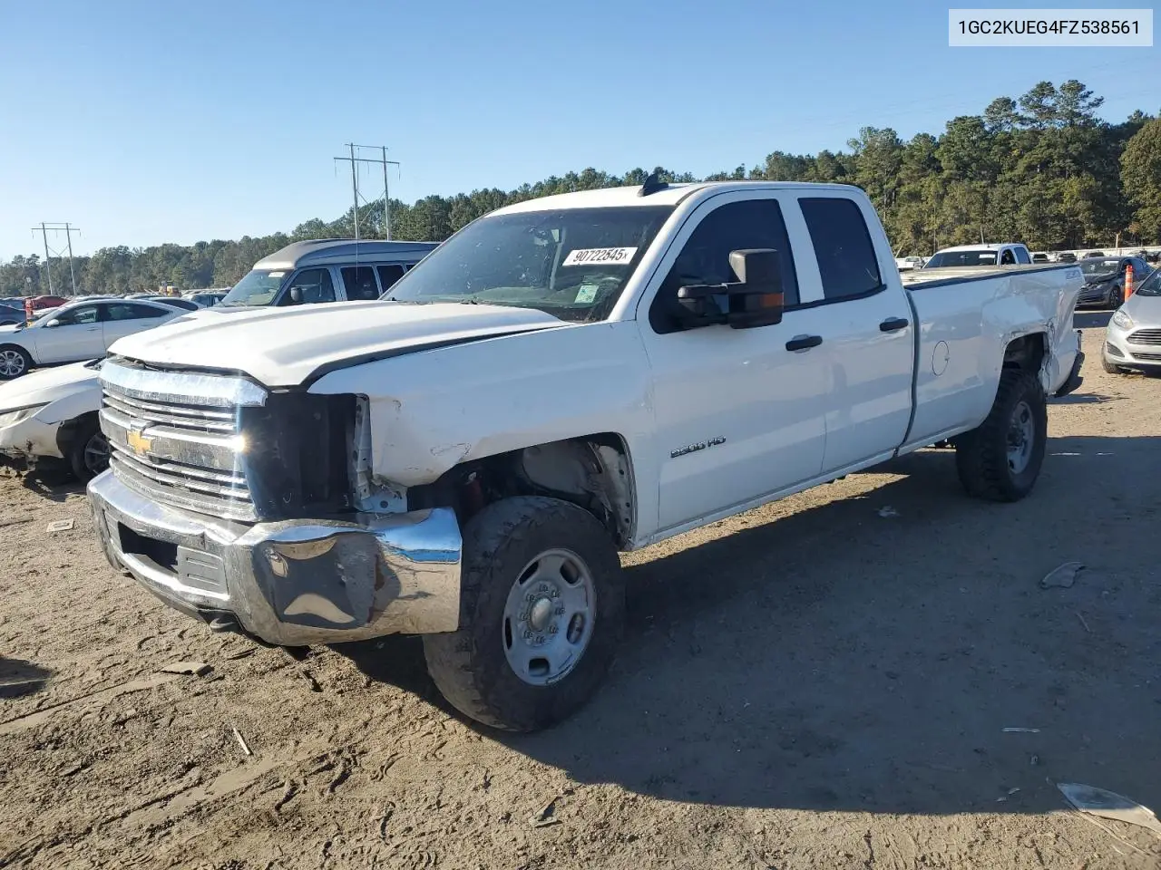 1GC2KUEG4FZ538561 2015 Chevrolet Silverado K2500 Heavy Duty