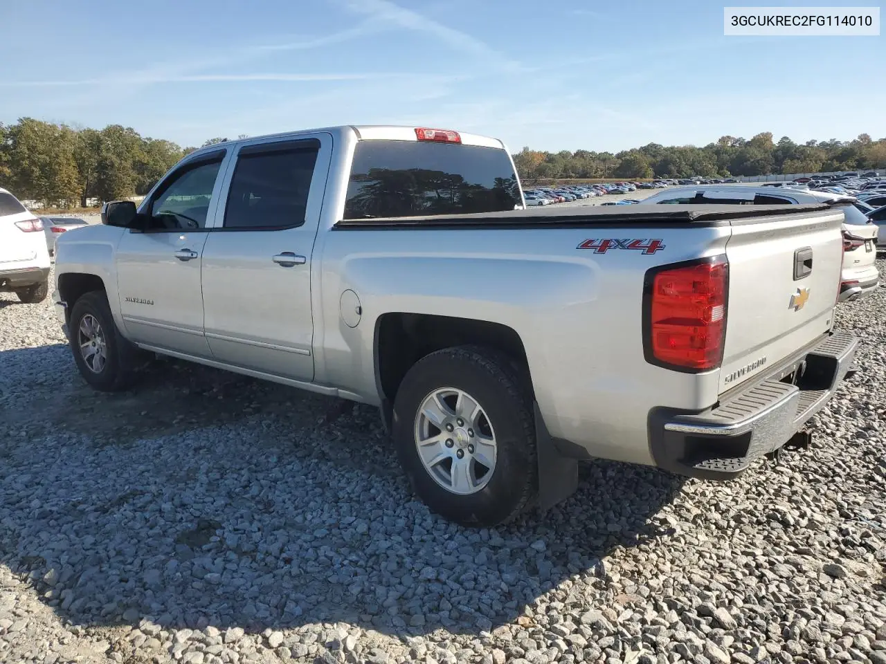 3GCUKREC2FG114010 2015 Chevrolet Silverado K1500 Lt