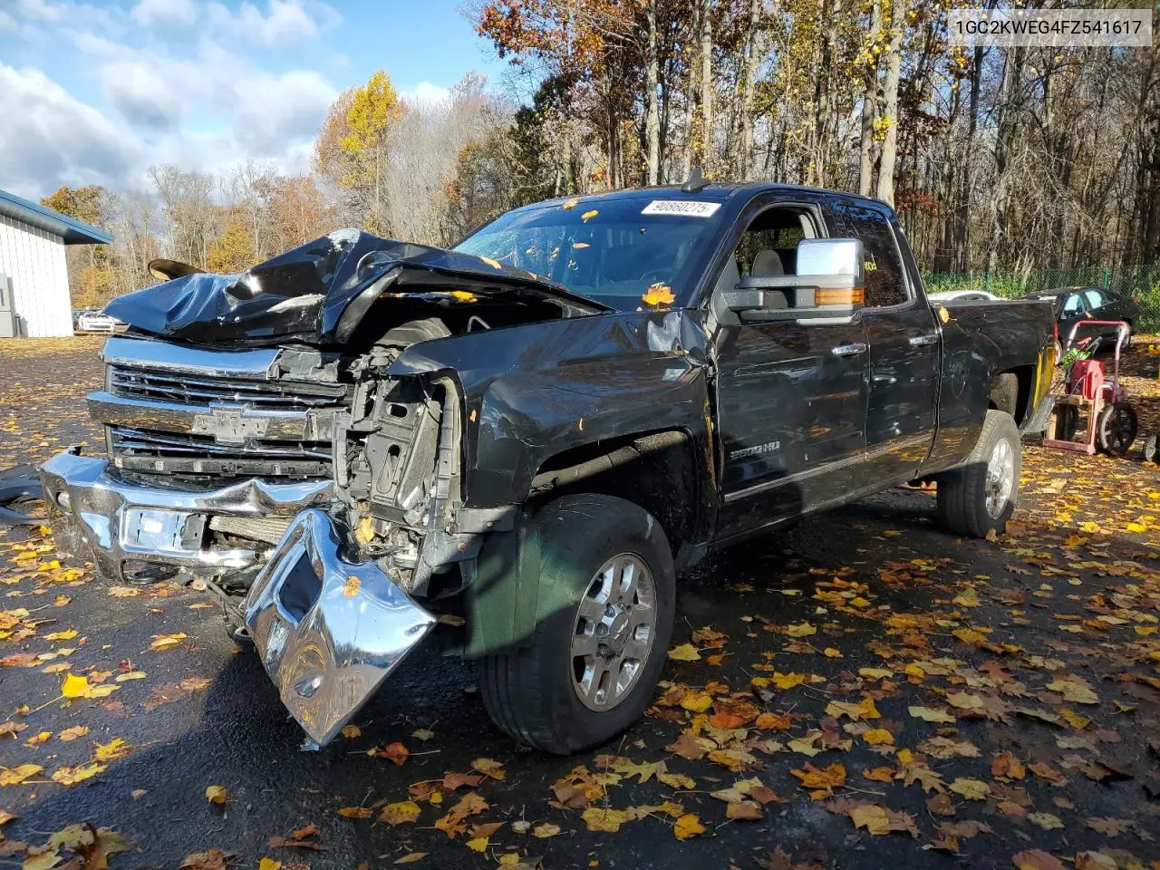 1GC2KWEG4FZ541617 2015 Chevrolet Silverado K2500 Heavy Duty Ltz