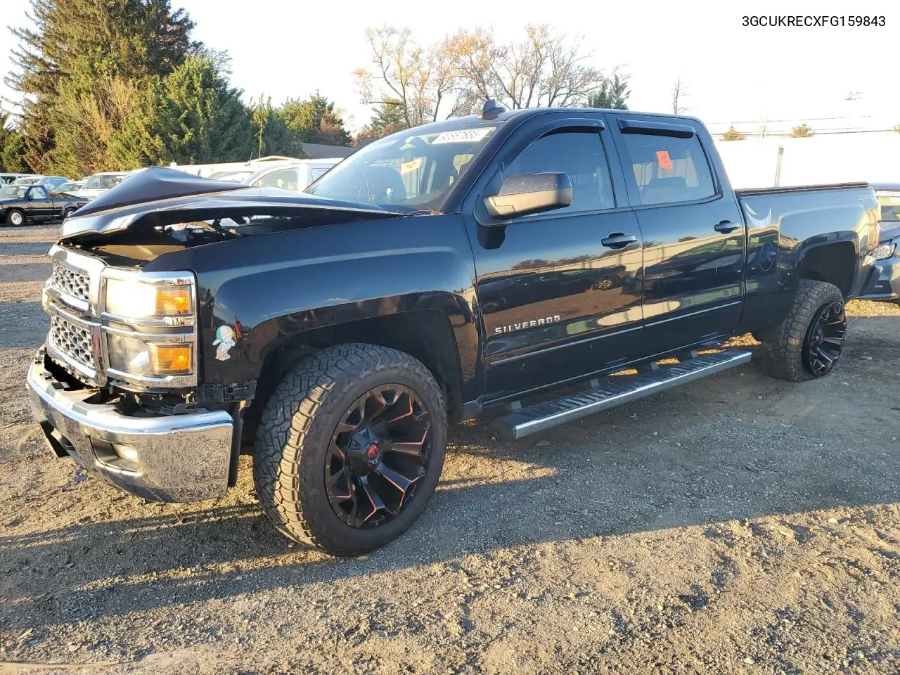 3GCUKRECXFG159843 2015 Chevrolet Silverado K1500 Lt