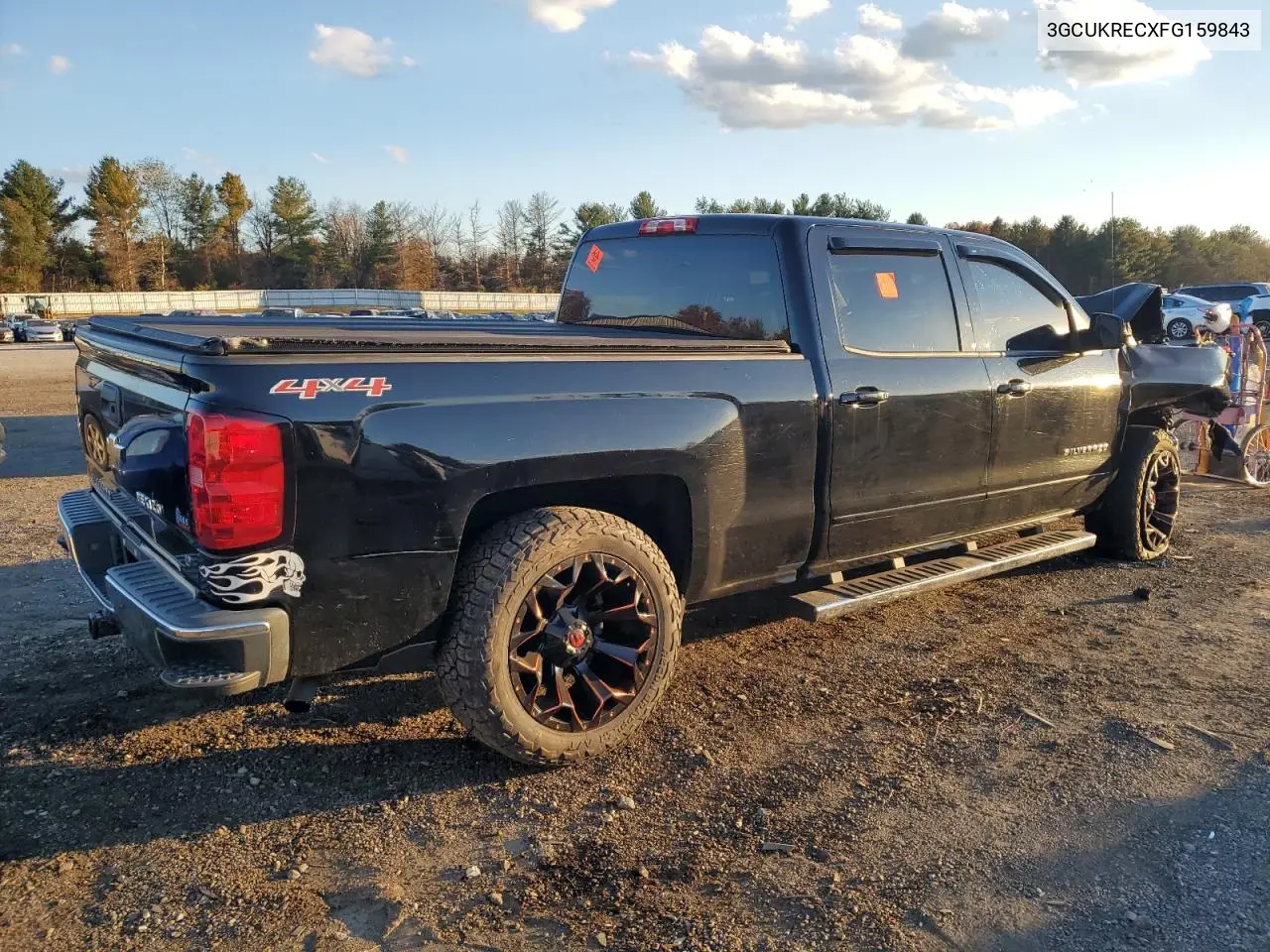 3GCUKRECXFG159843 2015 Chevrolet Silverado K1500 Lt