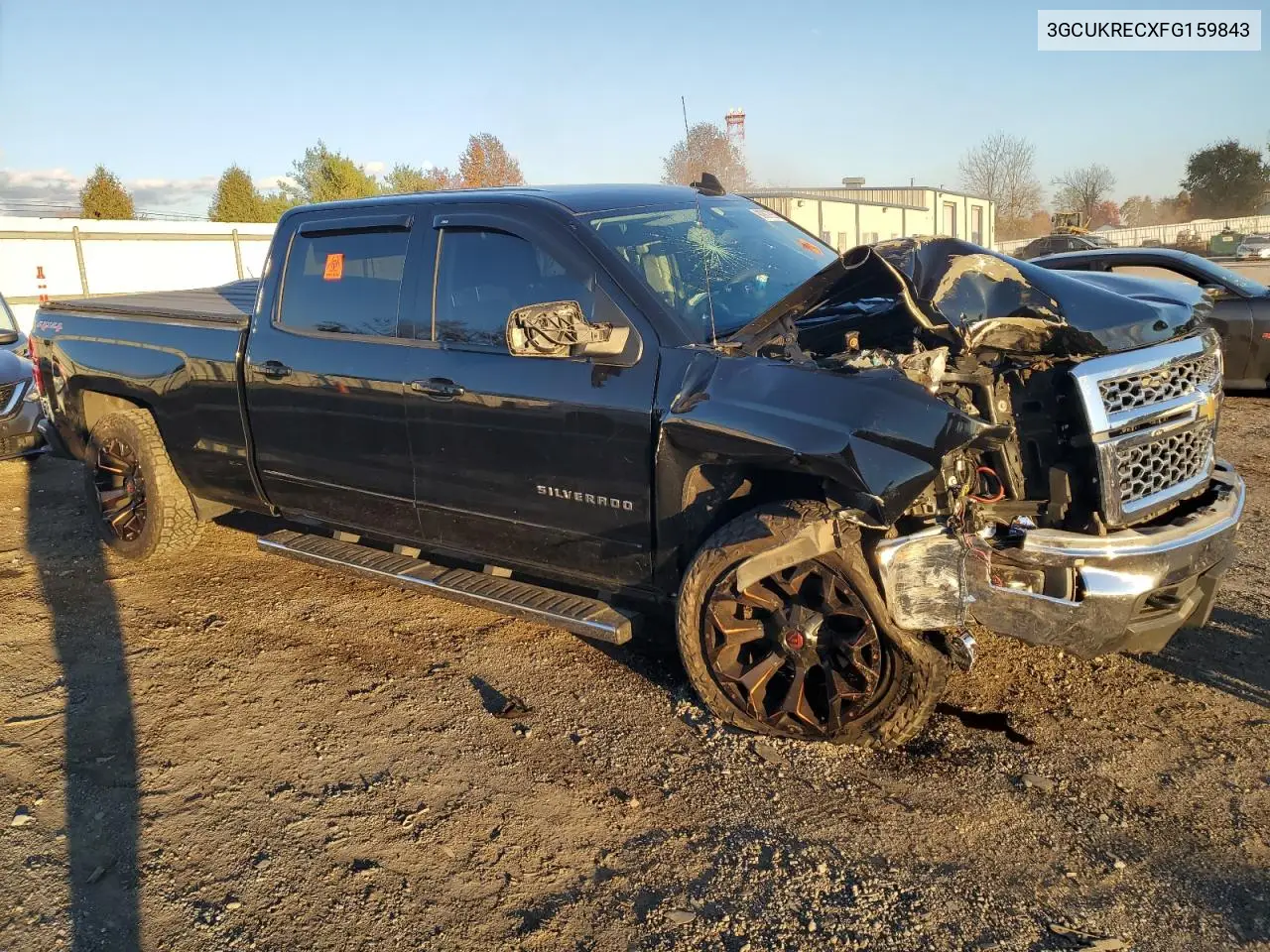 3GCUKRECXFG159843 2015 Chevrolet Silverado K1500 Lt