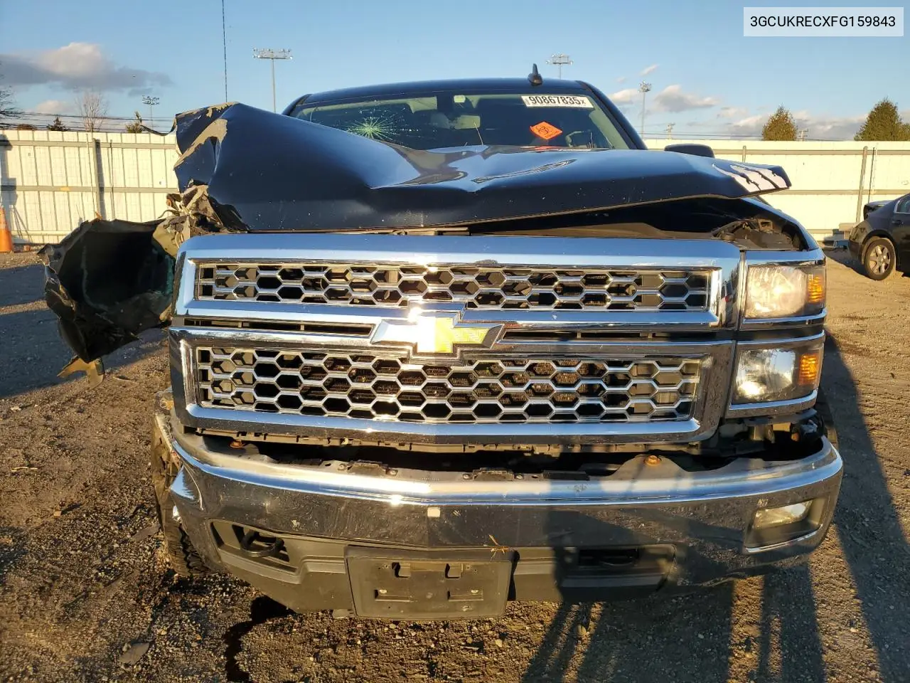 3GCUKRECXFG159843 2015 Chevrolet Silverado K1500 Lt