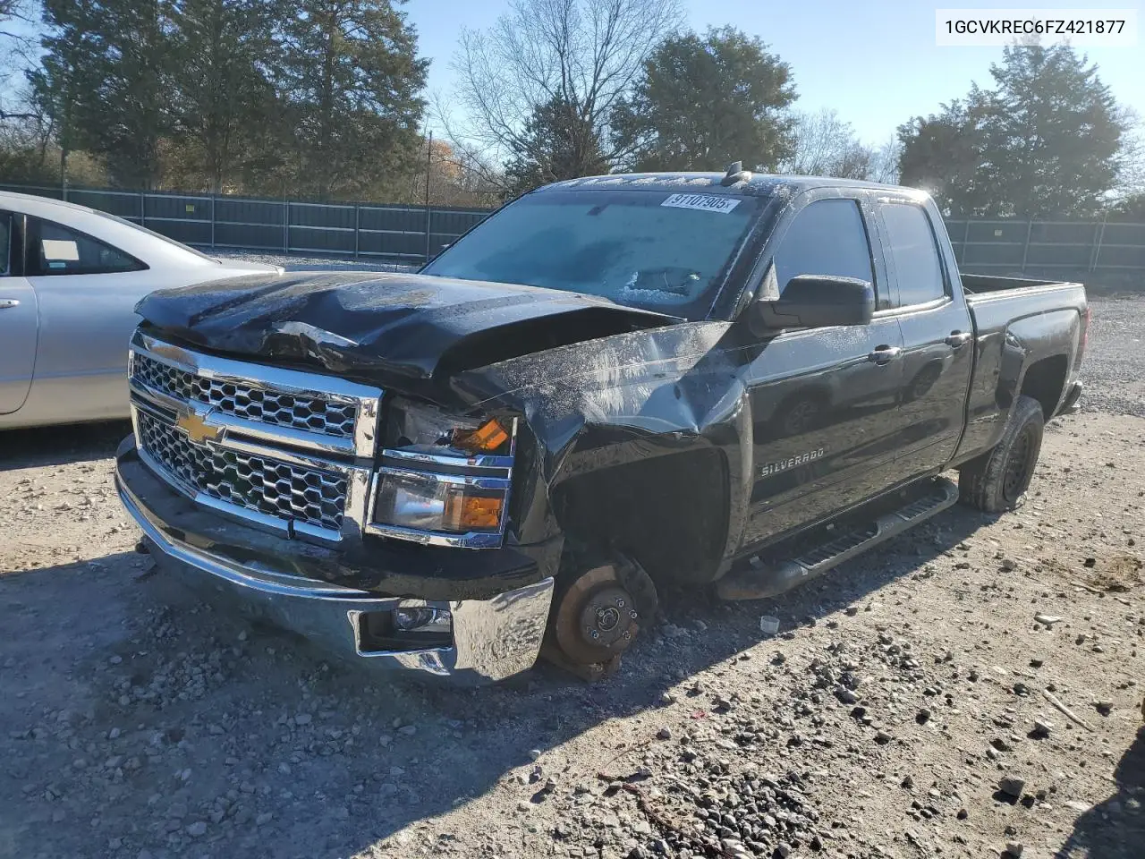 1GCVKREC6FZ421877 2015 Chevrolet Silverado K1500 Lt