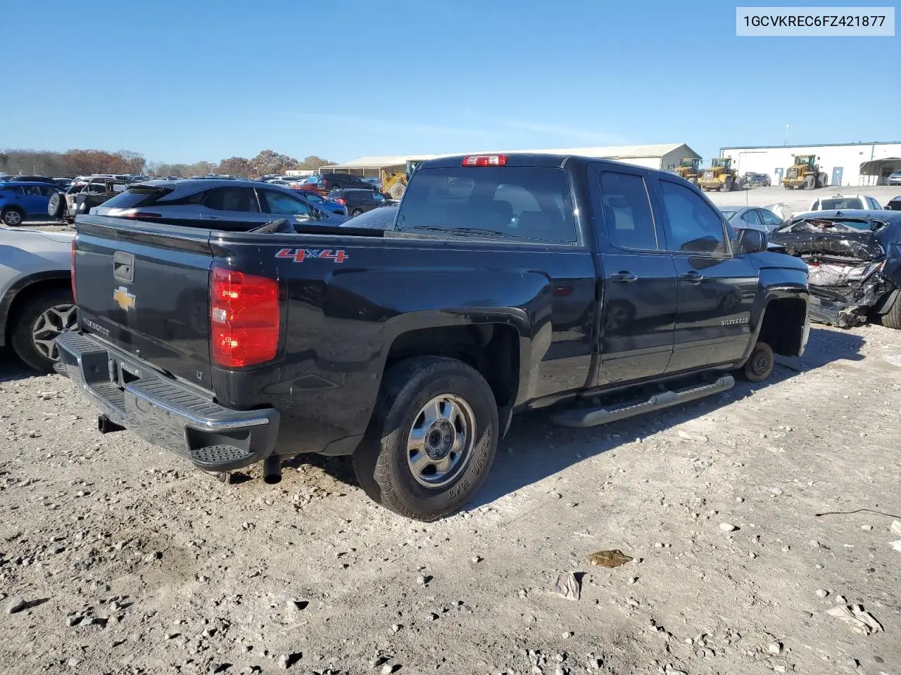 1GCVKREC6FZ421877 2015 Chevrolet Silverado K1500 Lt