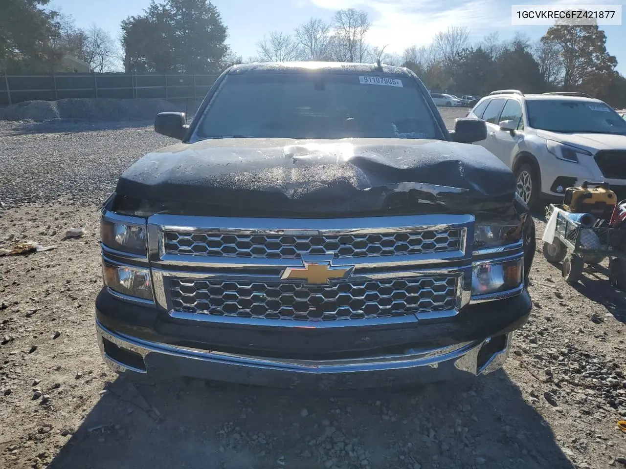 1GCVKREC6FZ421877 2015 Chevrolet Silverado K1500 Lt