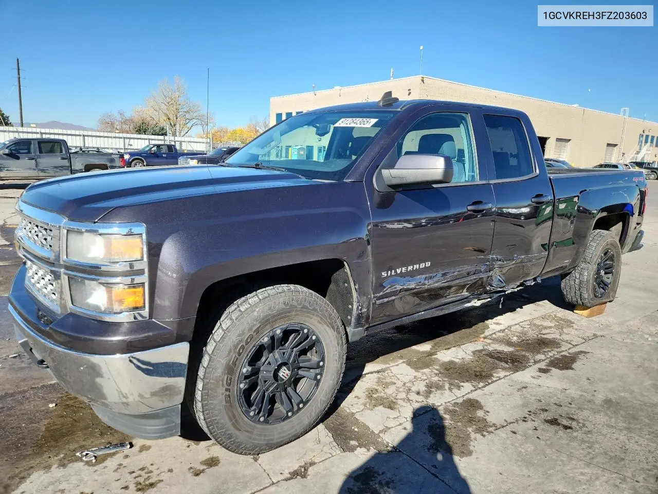 1GCVKREH3FZ203603 2015 Chevrolet Silverado K1500 Lt