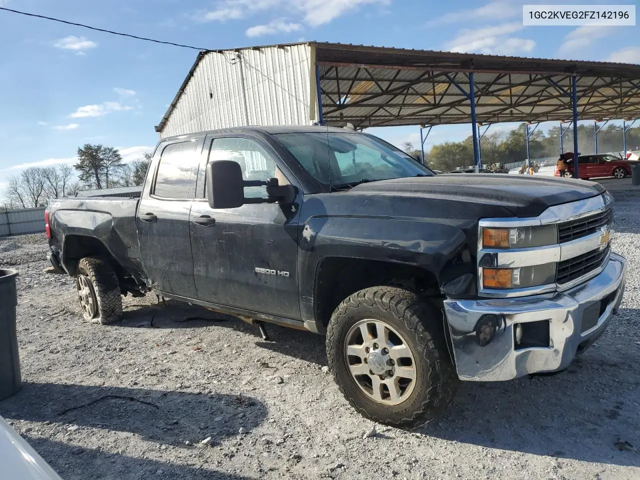 1GC2KVEG2FZ142196 2015 Chevrolet Silverado K2500 Heavy Duty Lt