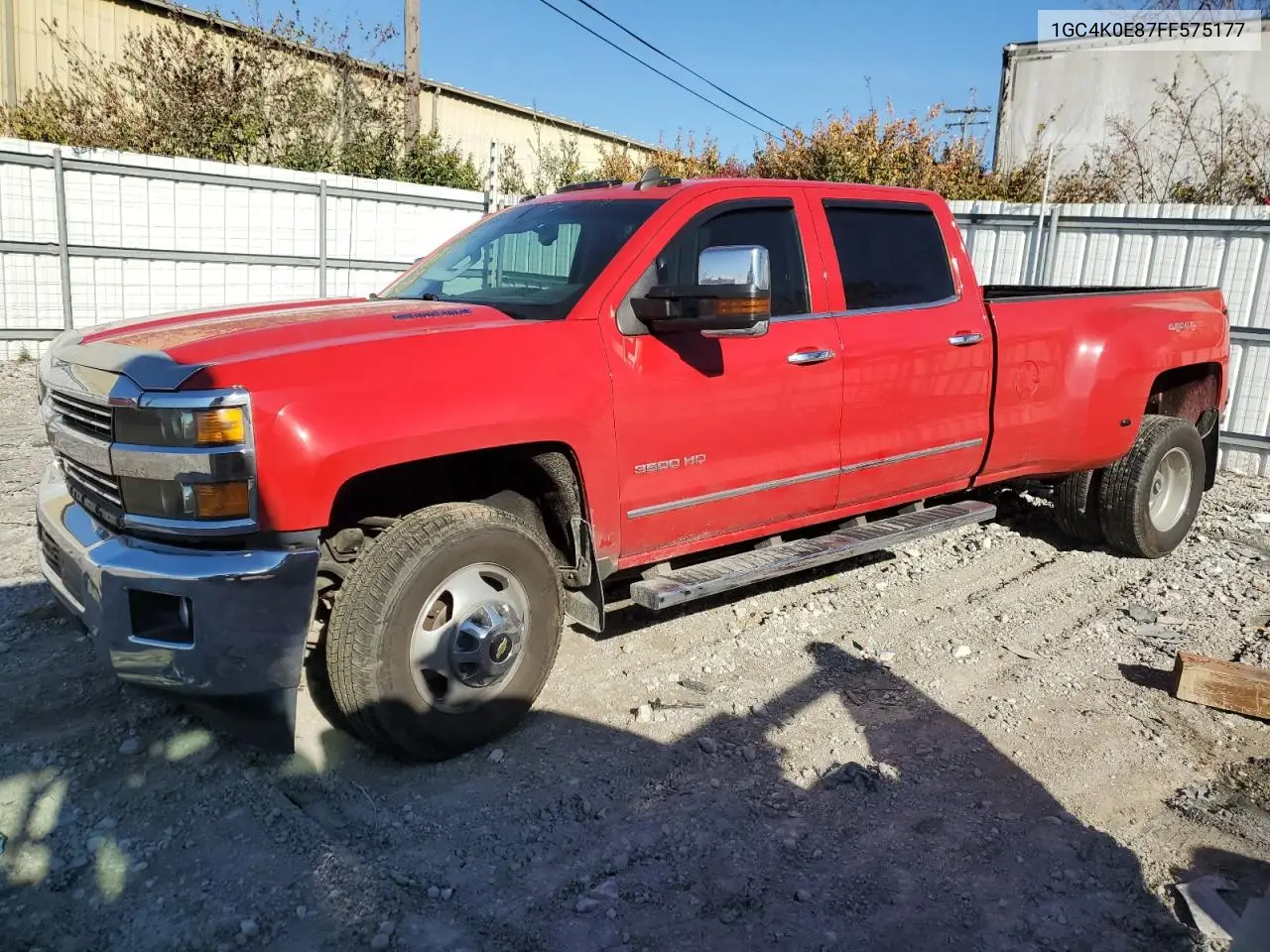 1GC4K0E87FF575177 2015 Chevrolet Silverado K3500 Ltz