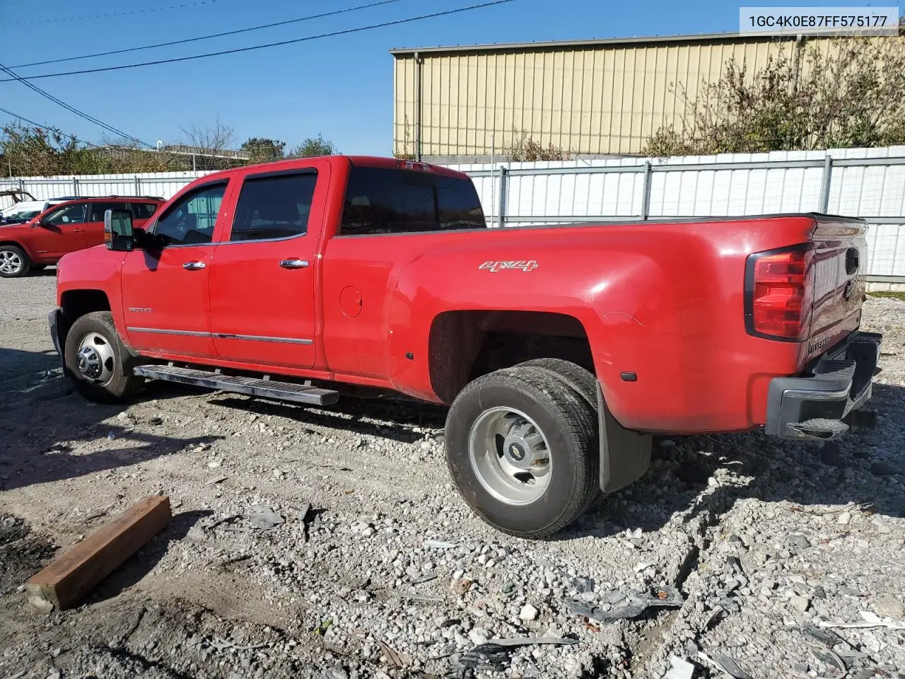 1GC4K0E87FF575177 2015 Chevrolet Silverado K3500 Ltz