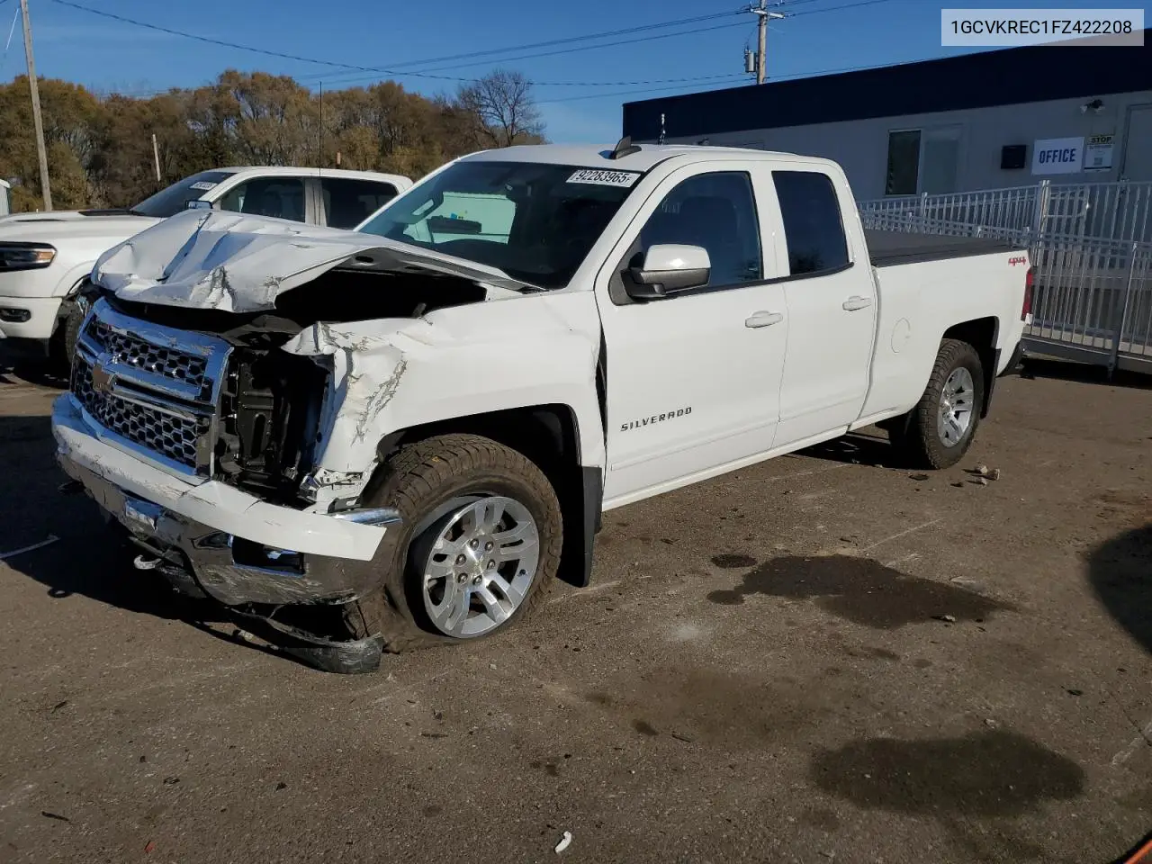 1GCVKREC1FZ422208 2015 Chevrolet Silverado K1500 Lt