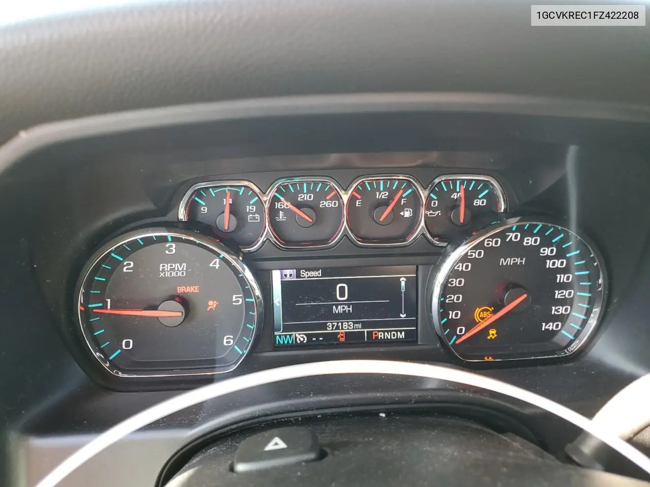 1GCVKREC1FZ422208 2015 Chevrolet Silverado K1500 Lt