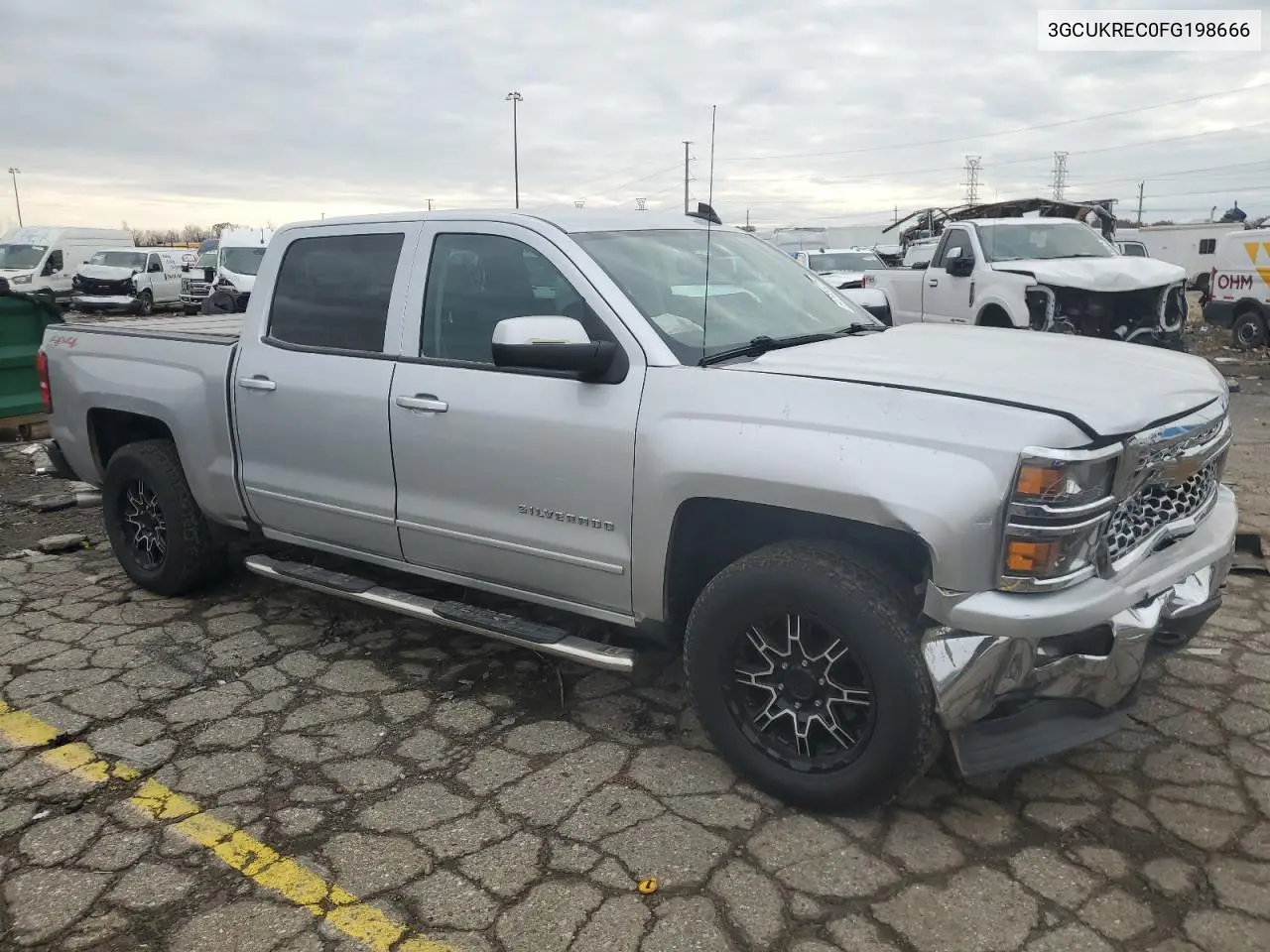 3GCUKREC0FG198666 2015 Chevrolet Silverado K1500 Lt