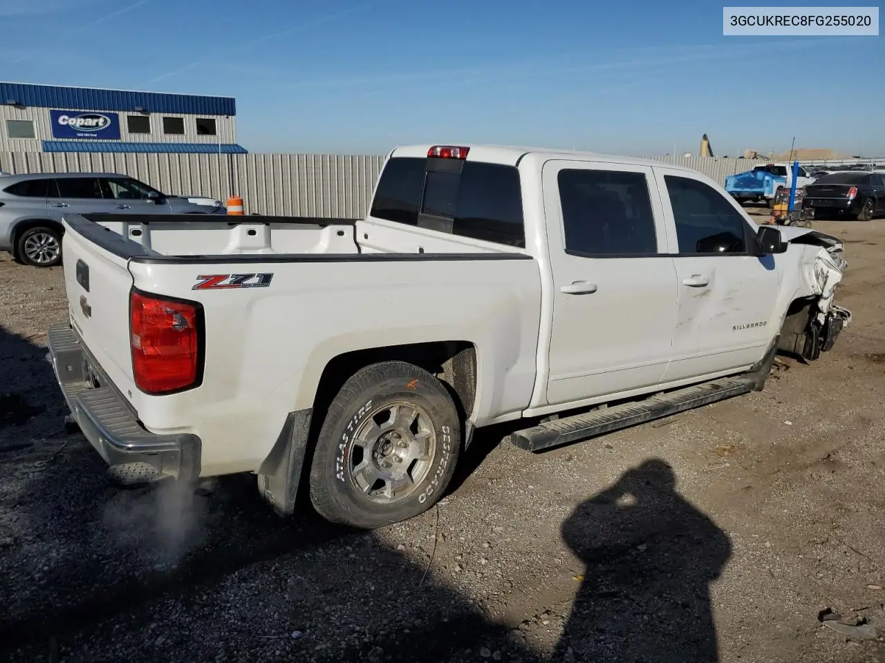 3GCUKREC8FG255020 2015 Chevrolet Silverado K1500 Lt