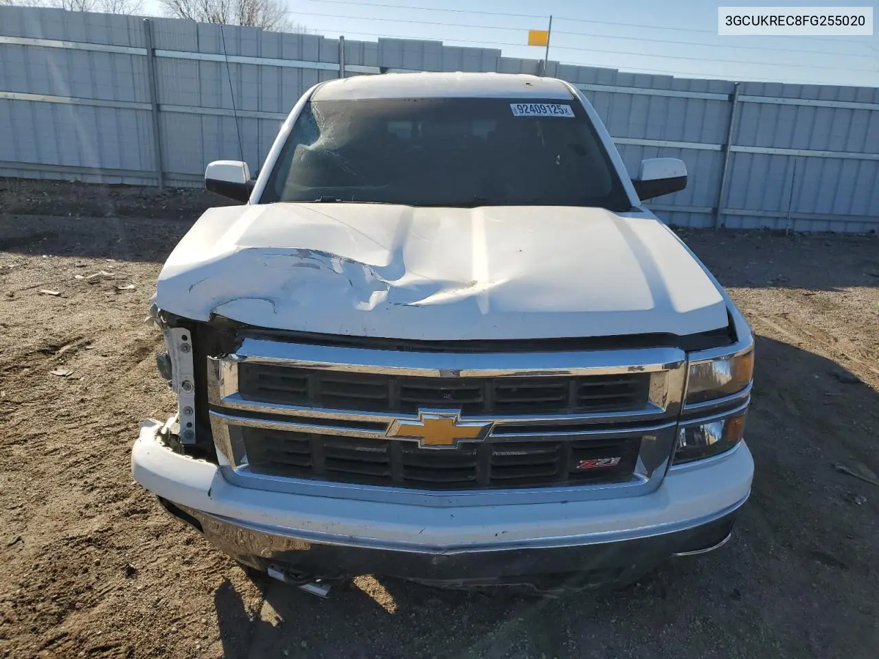 3GCUKREC8FG255020 2015 Chevrolet Silverado K1500 Lt
