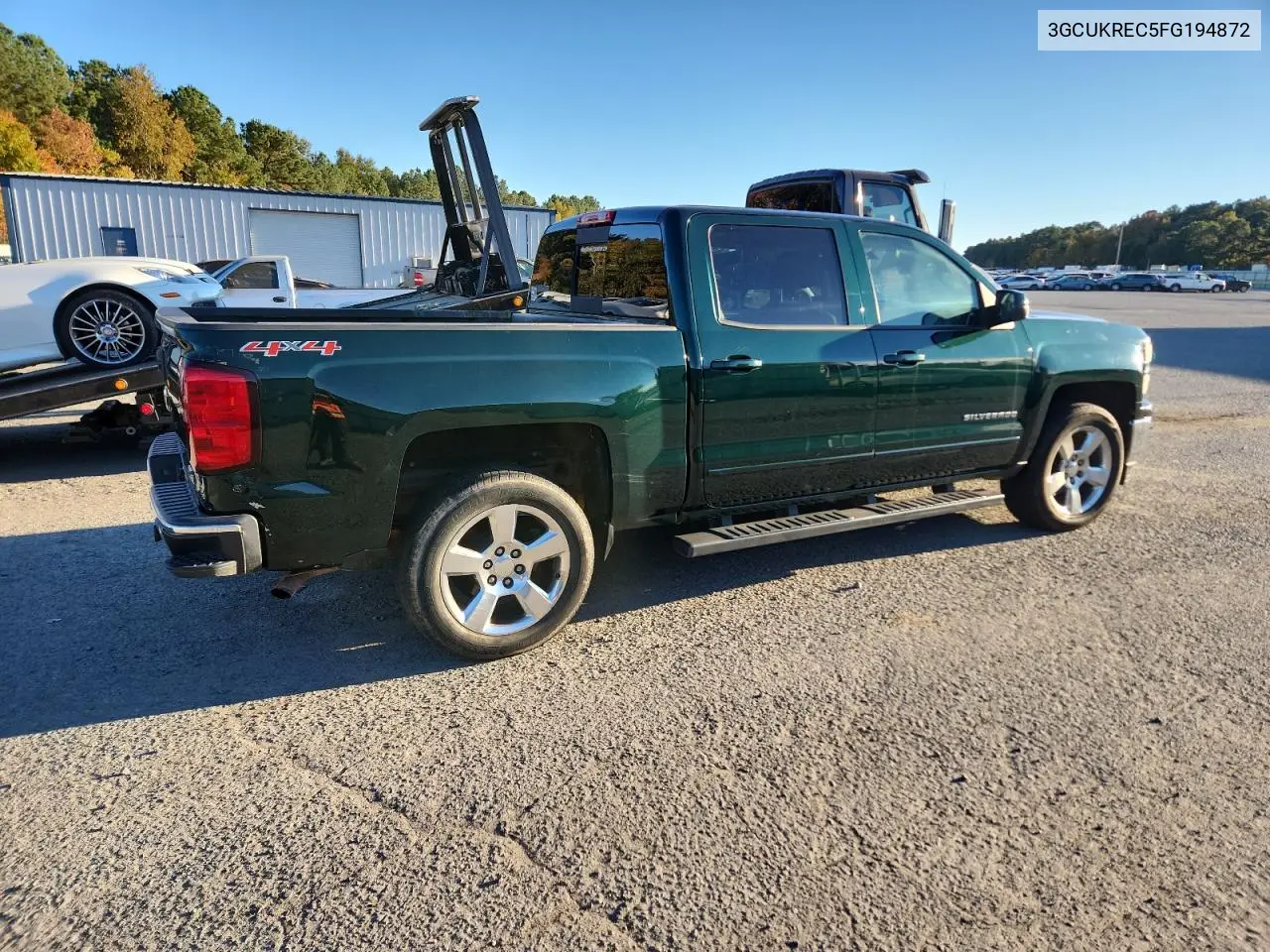3GCUKREC5FG194872 2015 Chevrolet Silverado K1500 Lt