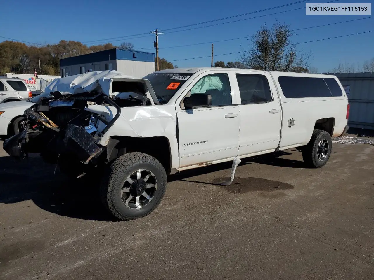 1GC1KVEG1FF116153 2015 Chevrolet Silverado K2500 Heavy Duty Lt