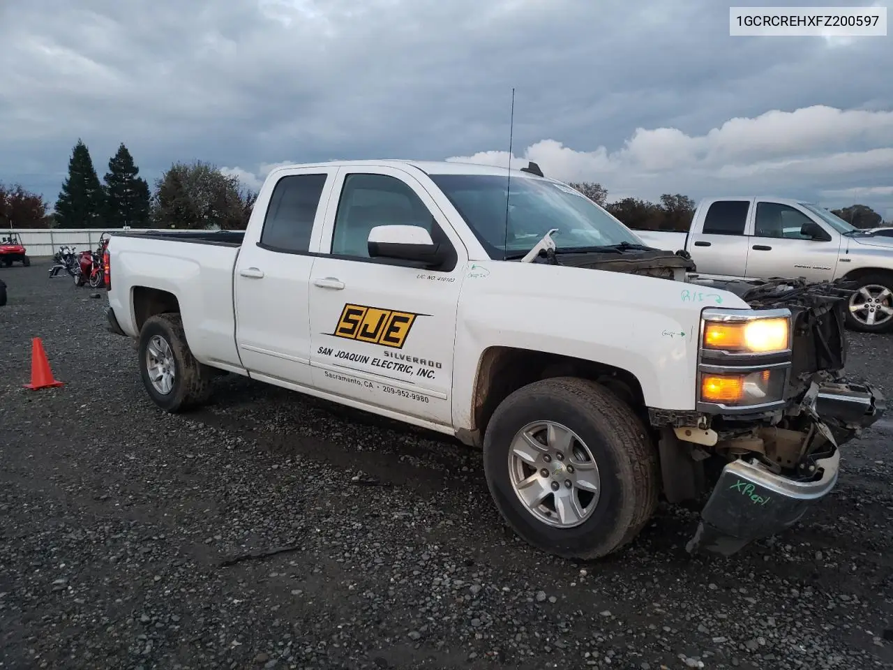 1GCRCREHXFZ200597 2015 Chevrolet Silverado C1500 Lt