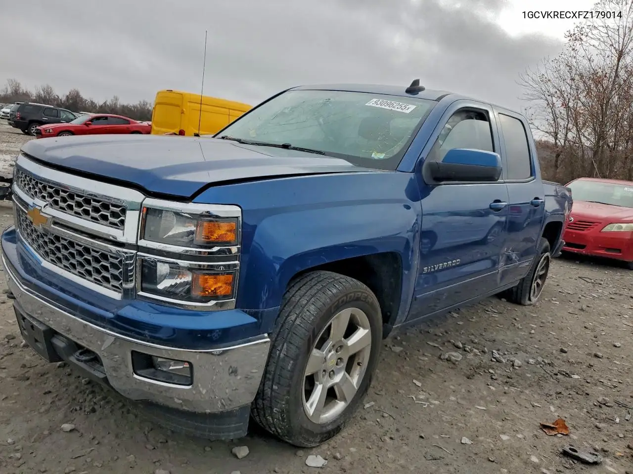1GCVKRECXFZ179014 2015 Chevrolet Silverado K1500 Lt