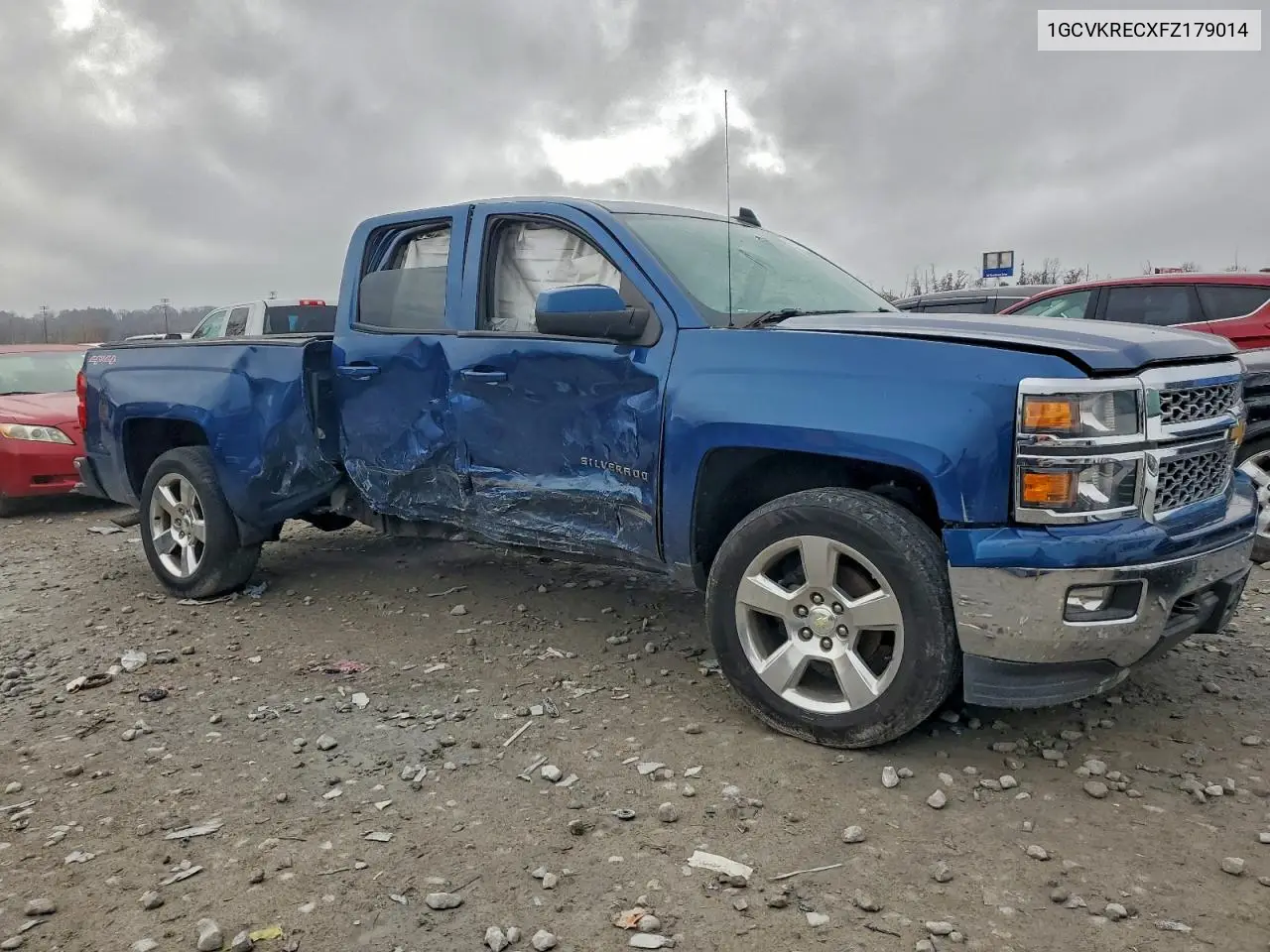 1GCVKRECXFZ179014 2015 Chevrolet Silverado K1500 Lt