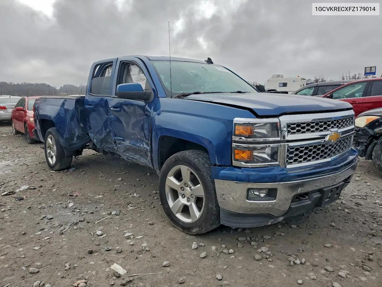 1GCVKRECXFZ179014 2015 Chevrolet Silverado K1500 Lt