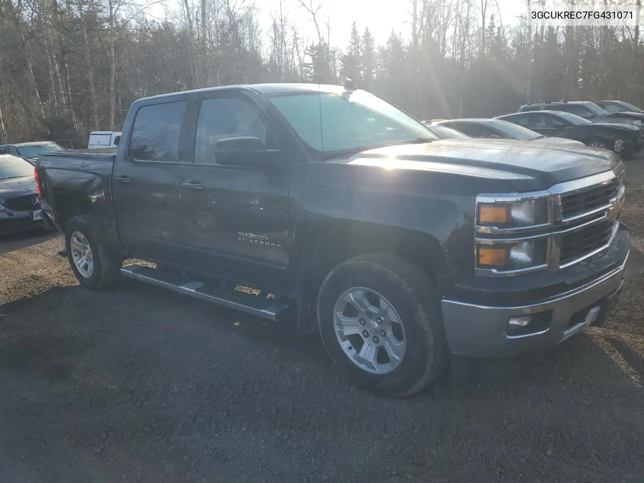 3GCUKREC7FG431071 2015 Chevrolet Silverado K1500 Lt