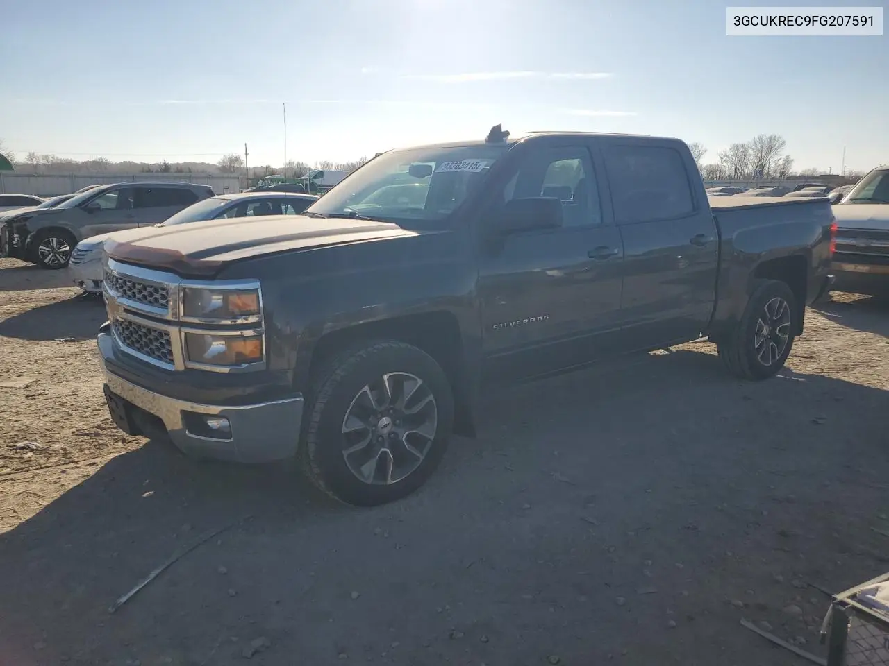 3GCUKREC9FG207591 2015 Chevrolet Silverado K1500 Lt