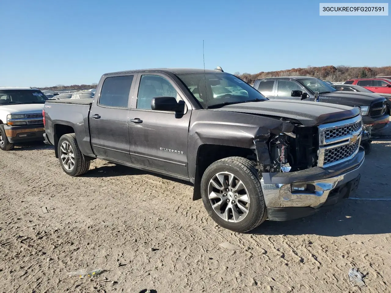 3GCUKREC9FG207591 2015 Chevrolet Silverado K1500 Lt