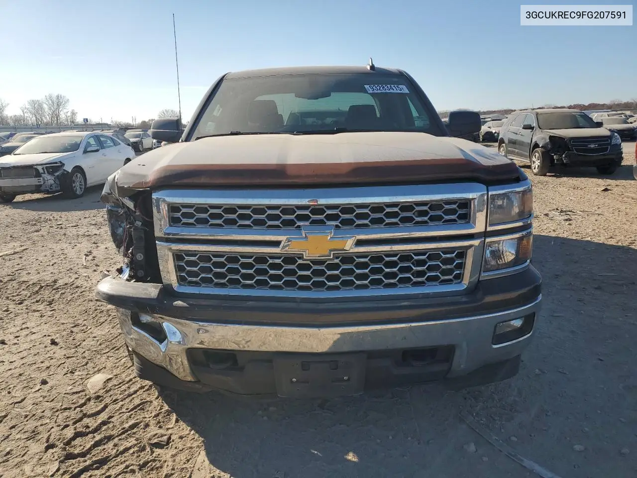 3GCUKREC9FG207591 2015 Chevrolet Silverado K1500 Lt