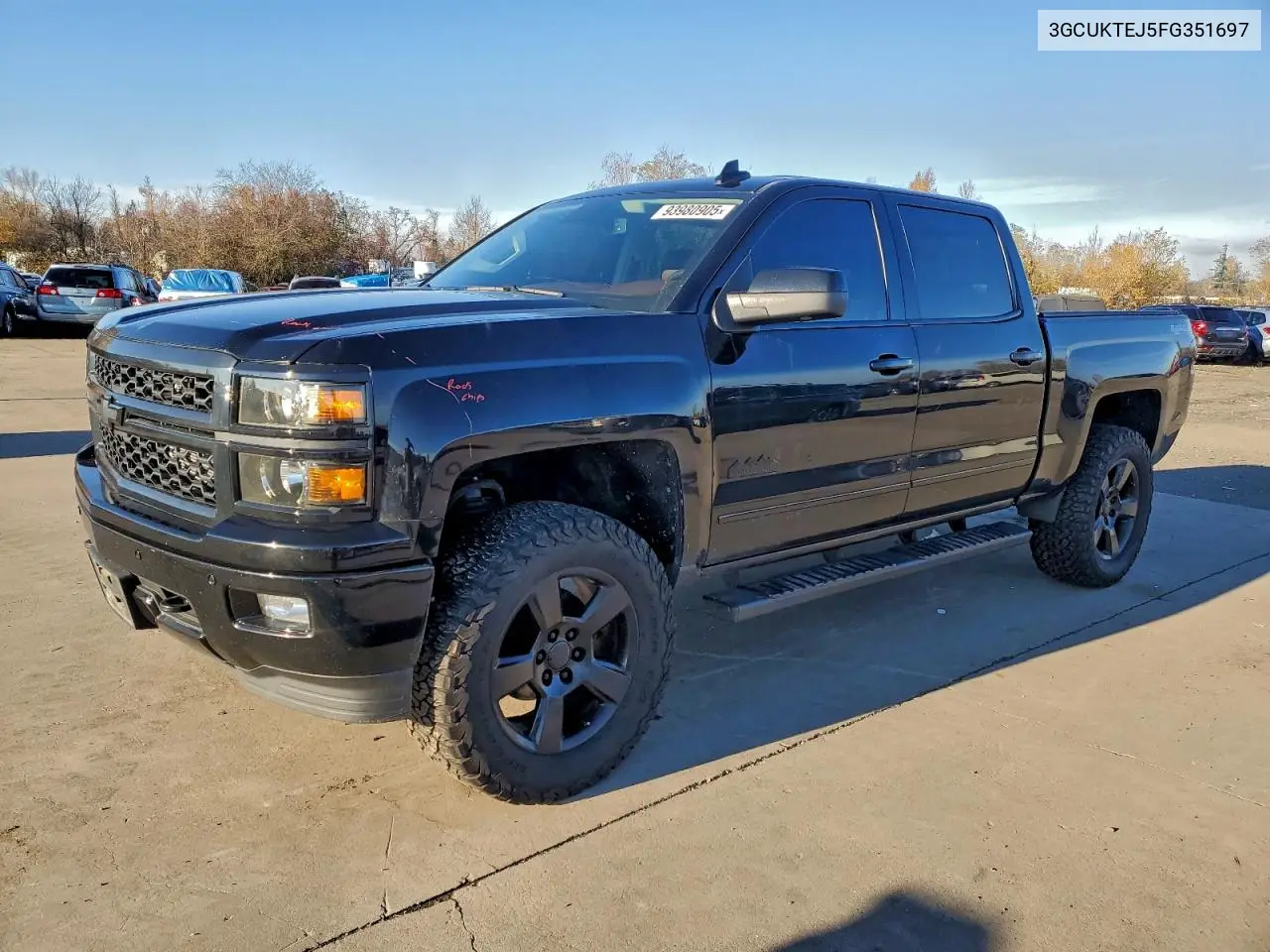3GCUKTEJ5FG351697 2015 Chevrolet Silverado K1500 High Country