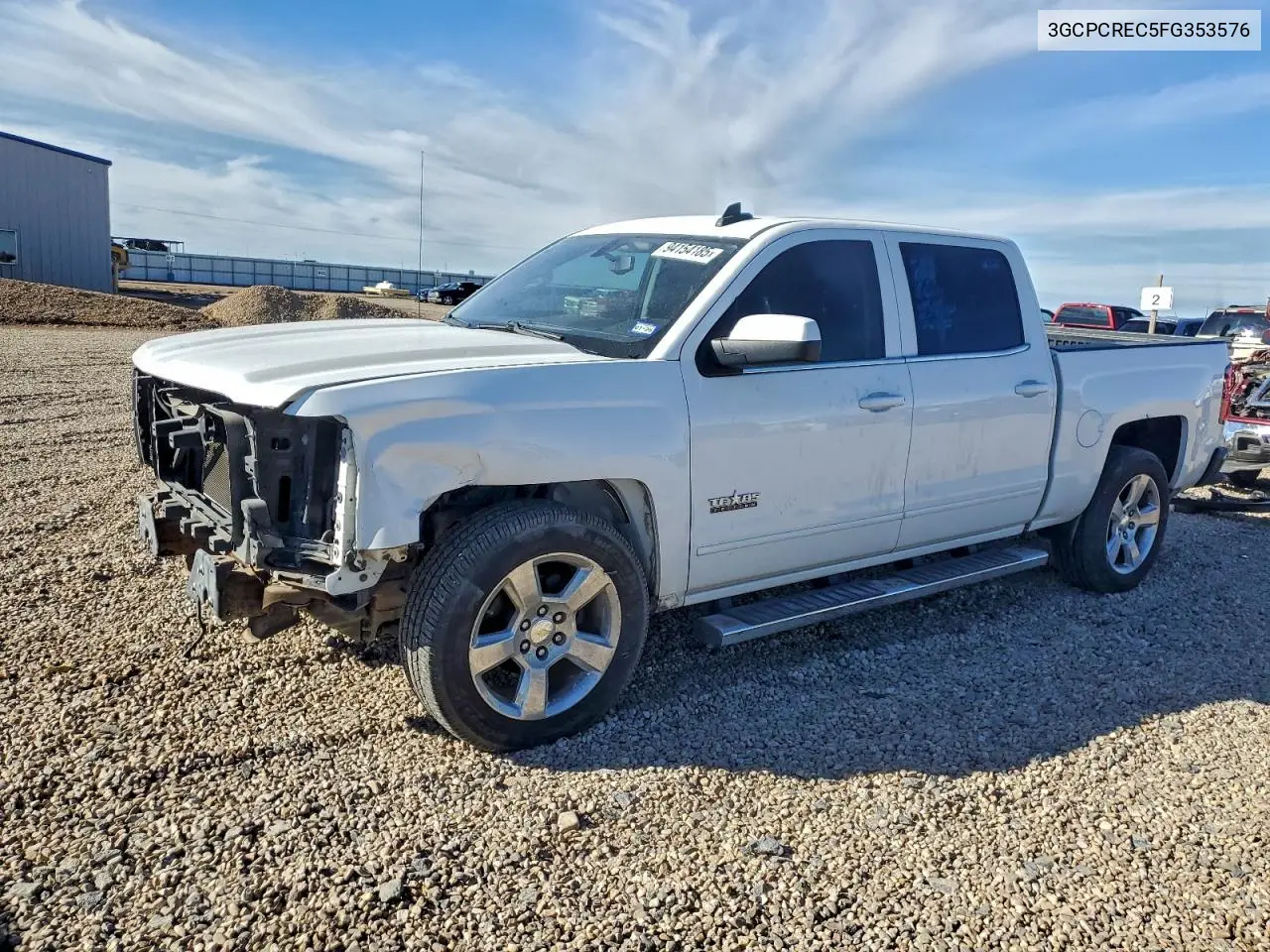 3GCPCREC5FG353576 2015 Chevrolet Silverado C1500 Lt