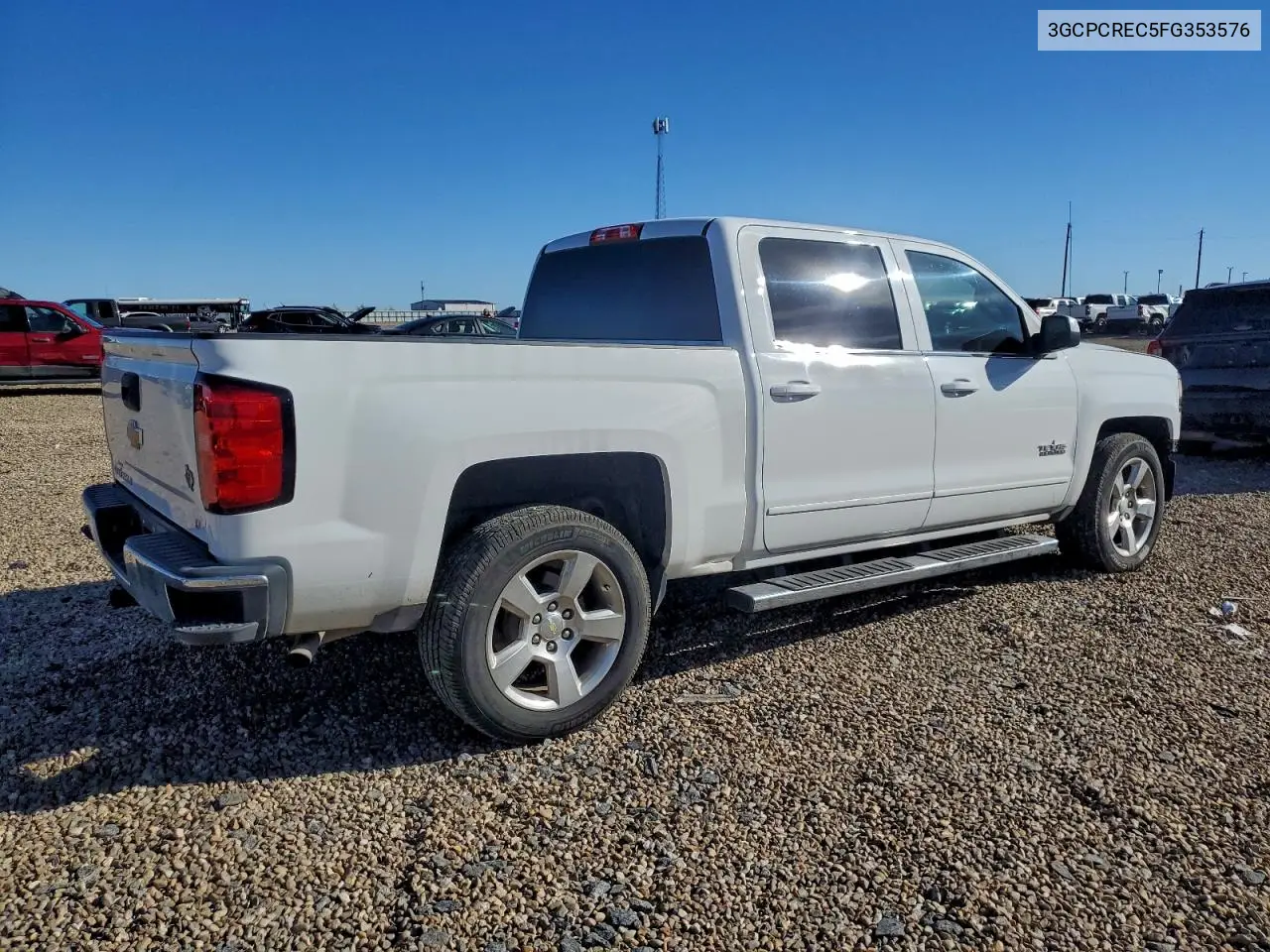 3GCPCREC5FG353576 2015 Chevrolet Silverado C1500 Lt