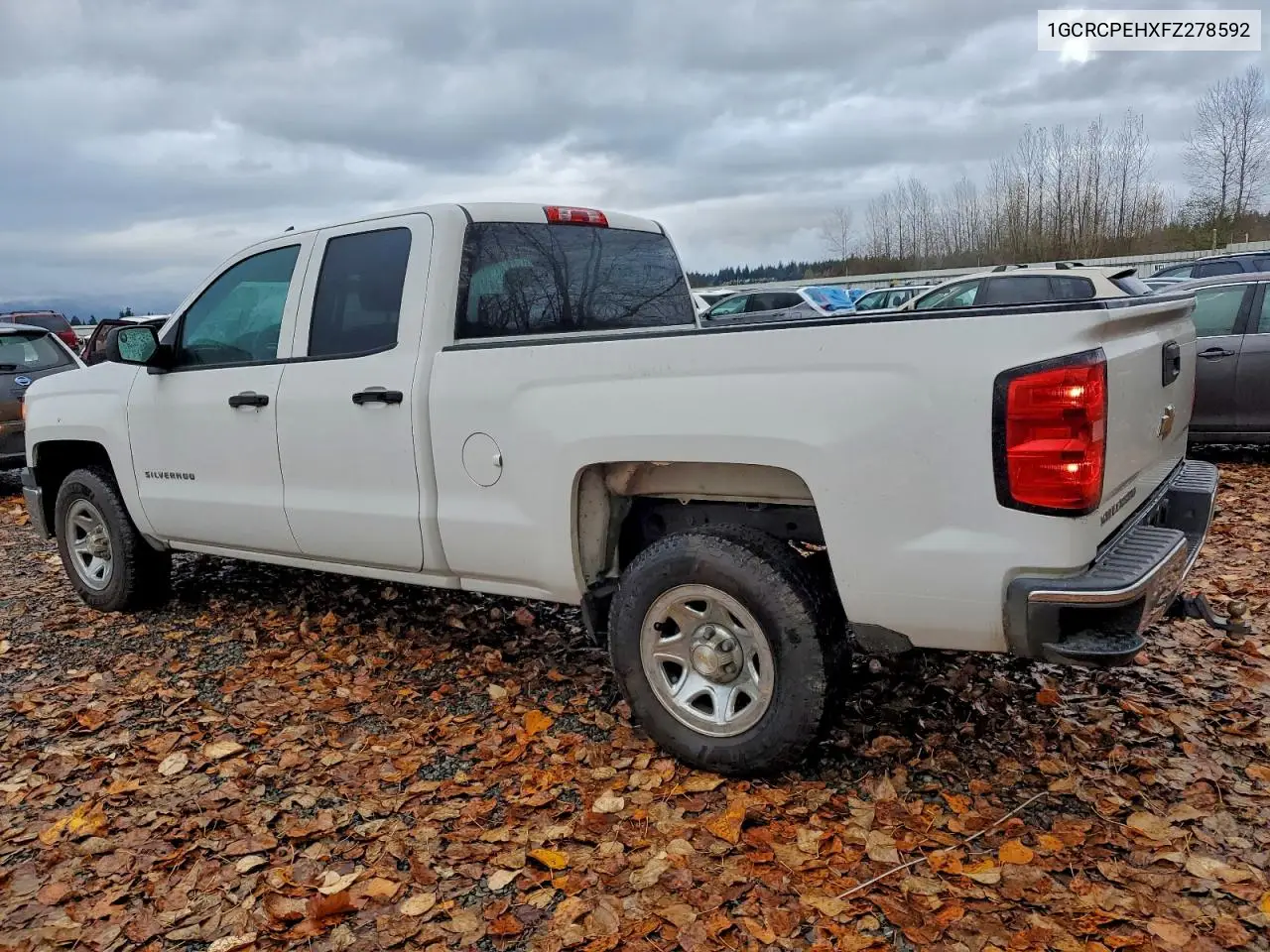 1GCRCPEHXFZ278592 2015 Chevrolet Silverado C1500