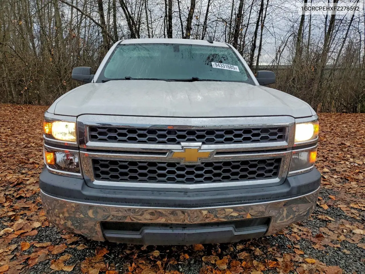 1GCRCPEHXFZ278592 2015 Chevrolet Silverado C1500