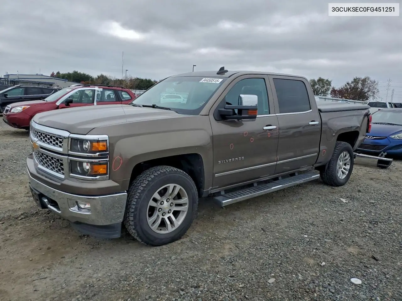 3GCUKSEC0FG451251 2015 Chevrolet Silverado K1500 Ltz
