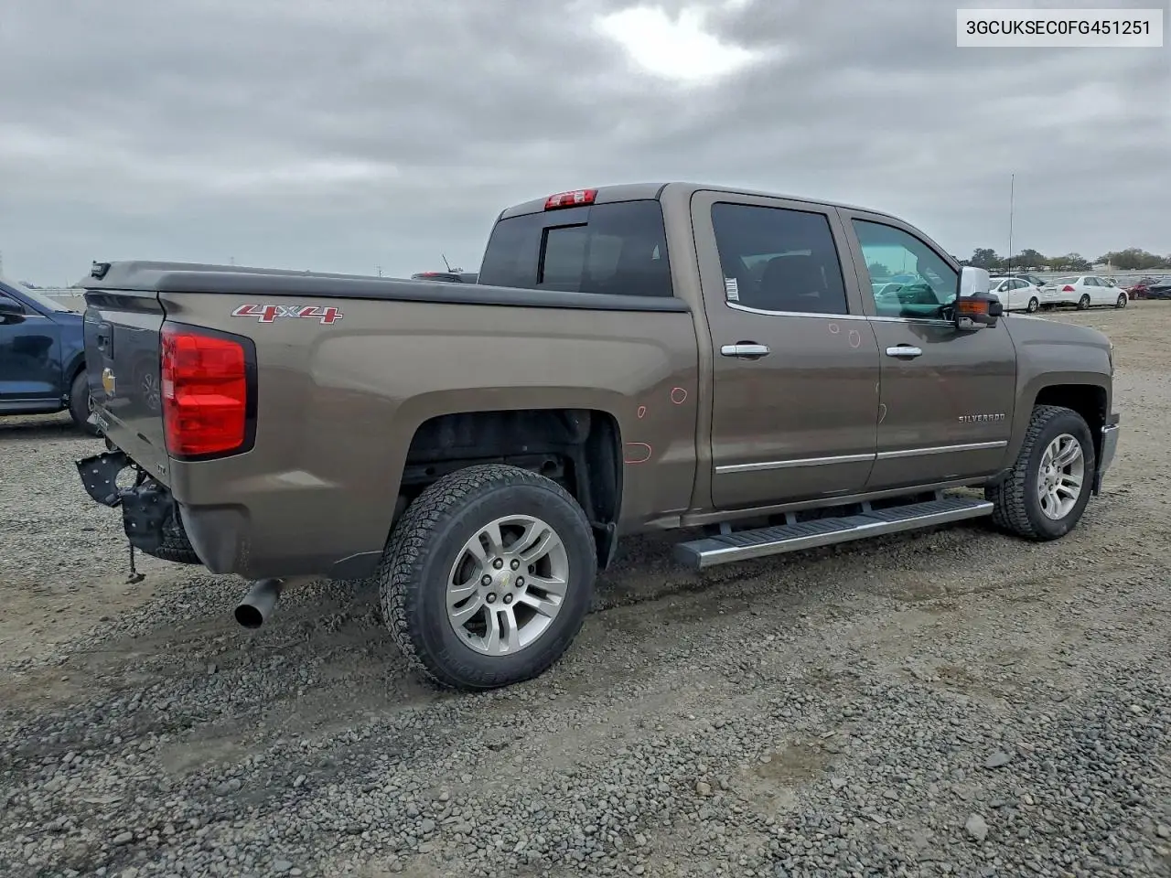 3GCUKSEC0FG451251 2015 Chevrolet Silverado K1500 Ltz