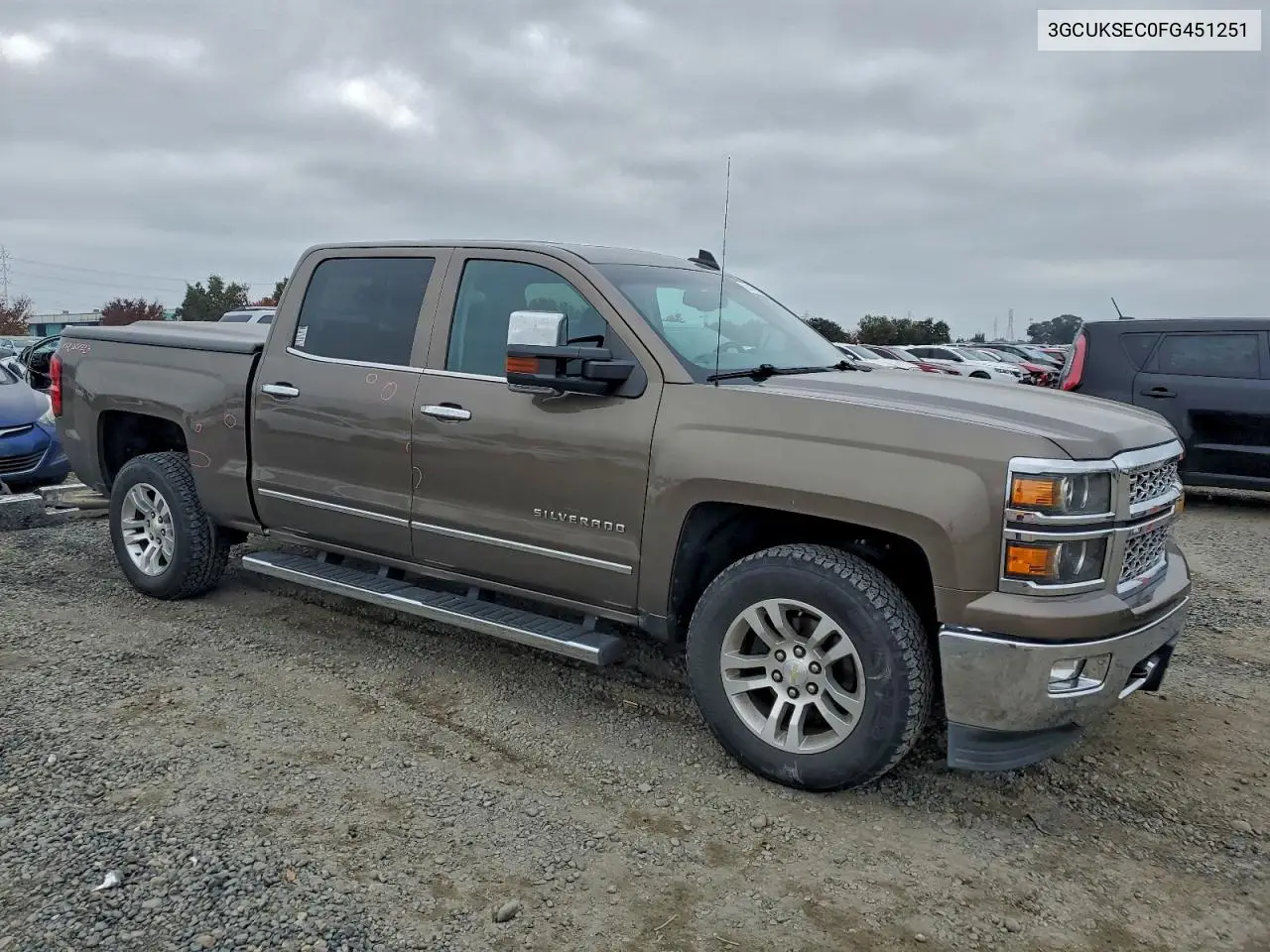 3GCUKSEC0FG451251 2015 Chevrolet Silverado K1500 Ltz