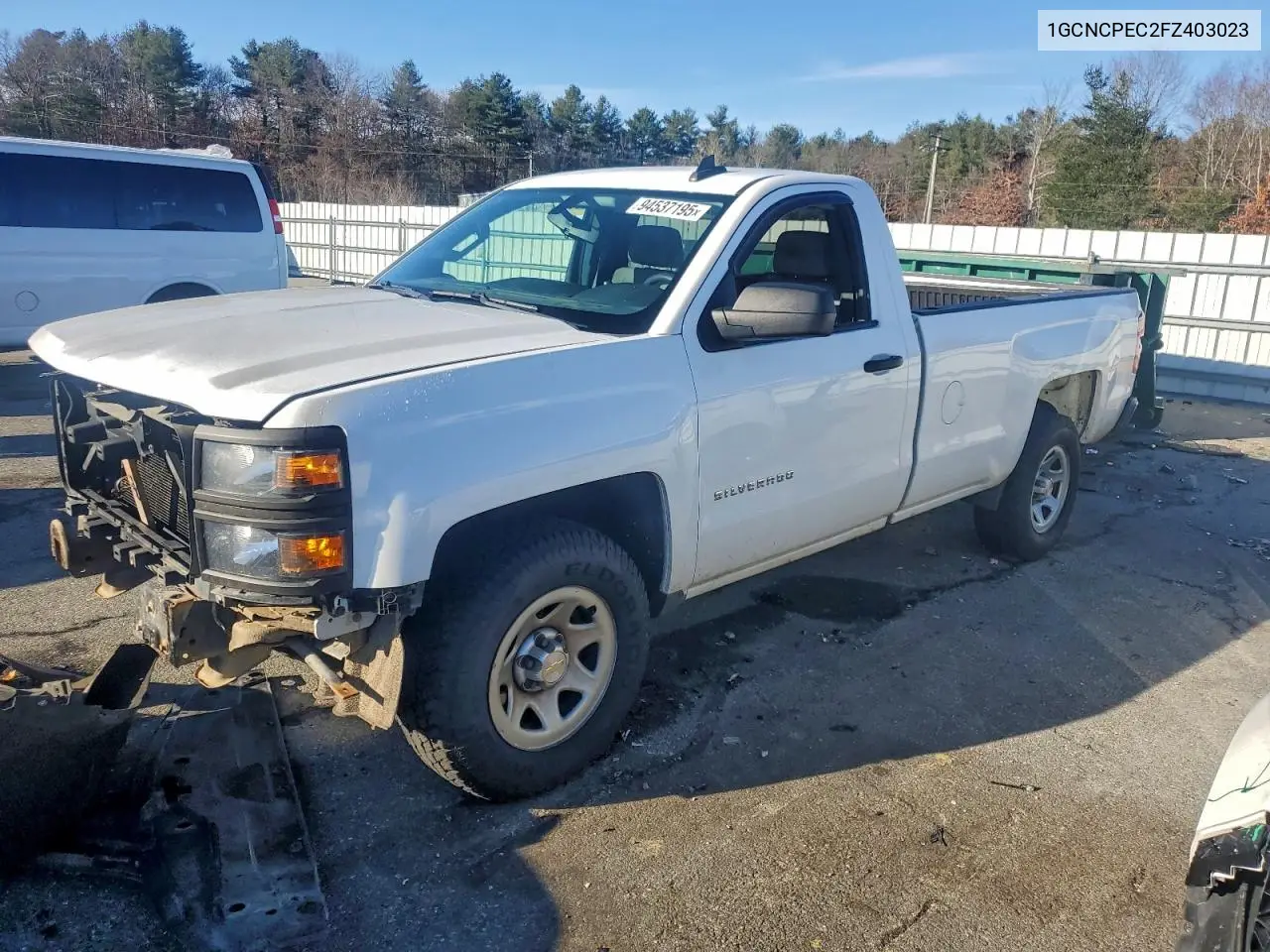 1GCNCPEC2FZ403023 2015 Chevrolet Silverado C1500