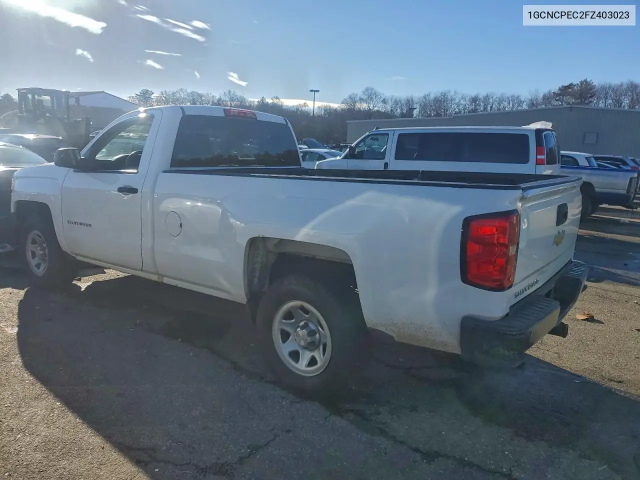 1GCNCPEC2FZ403023 2015 Chevrolet Silverado C1500