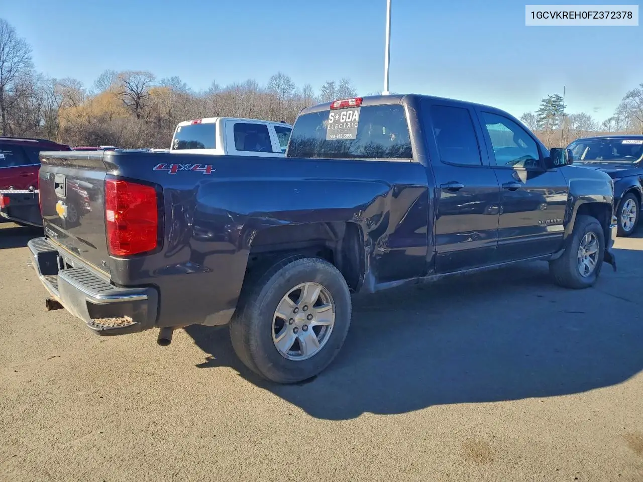 1GCVKREH0FZ372378 2015 Chevrolet Silverado K1500 Lt