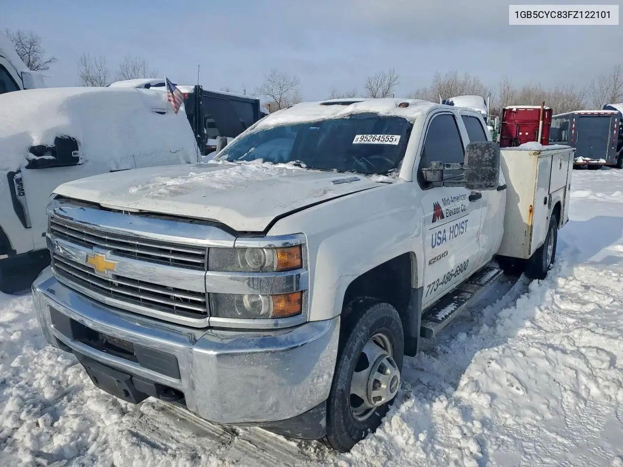 1GB5CYC83FZ122101 2015 Chevrolet Silverado C3500