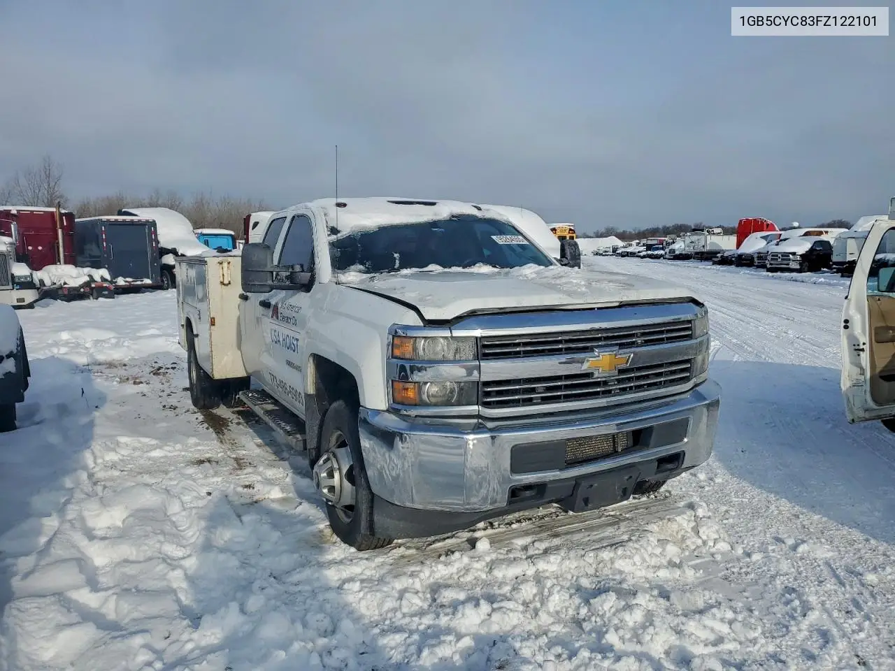 1GB5CYC83FZ122101 2015 Chevrolet Silverado C3500