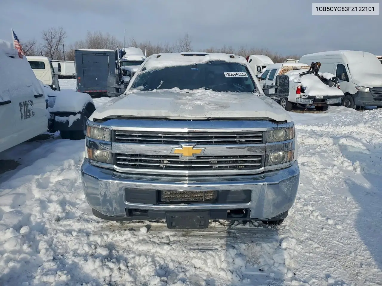 1GB5CYC83FZ122101 2015 Chevrolet Silverado C3500