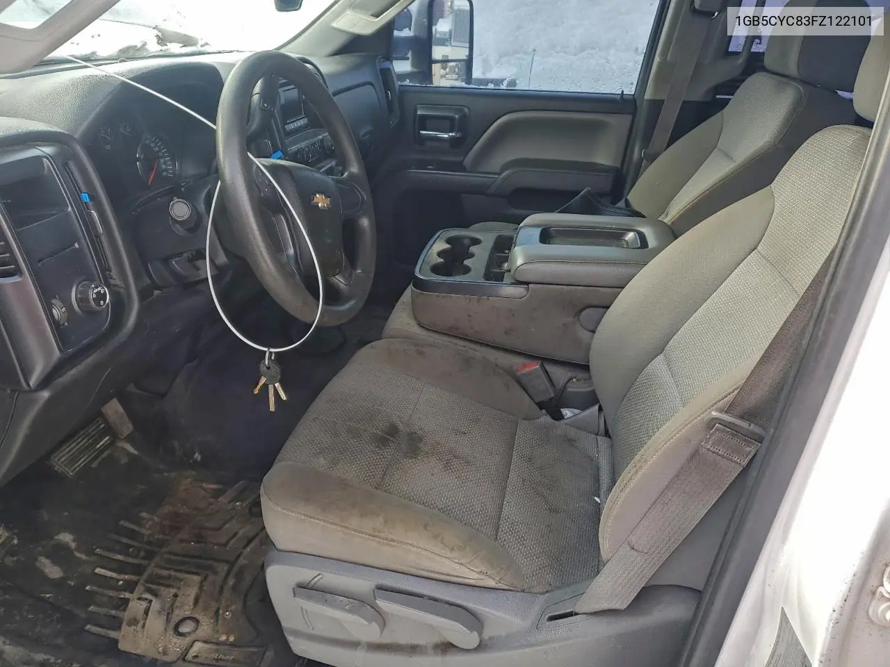 1GB5CYC83FZ122101 2015 Chevrolet Silverado C3500