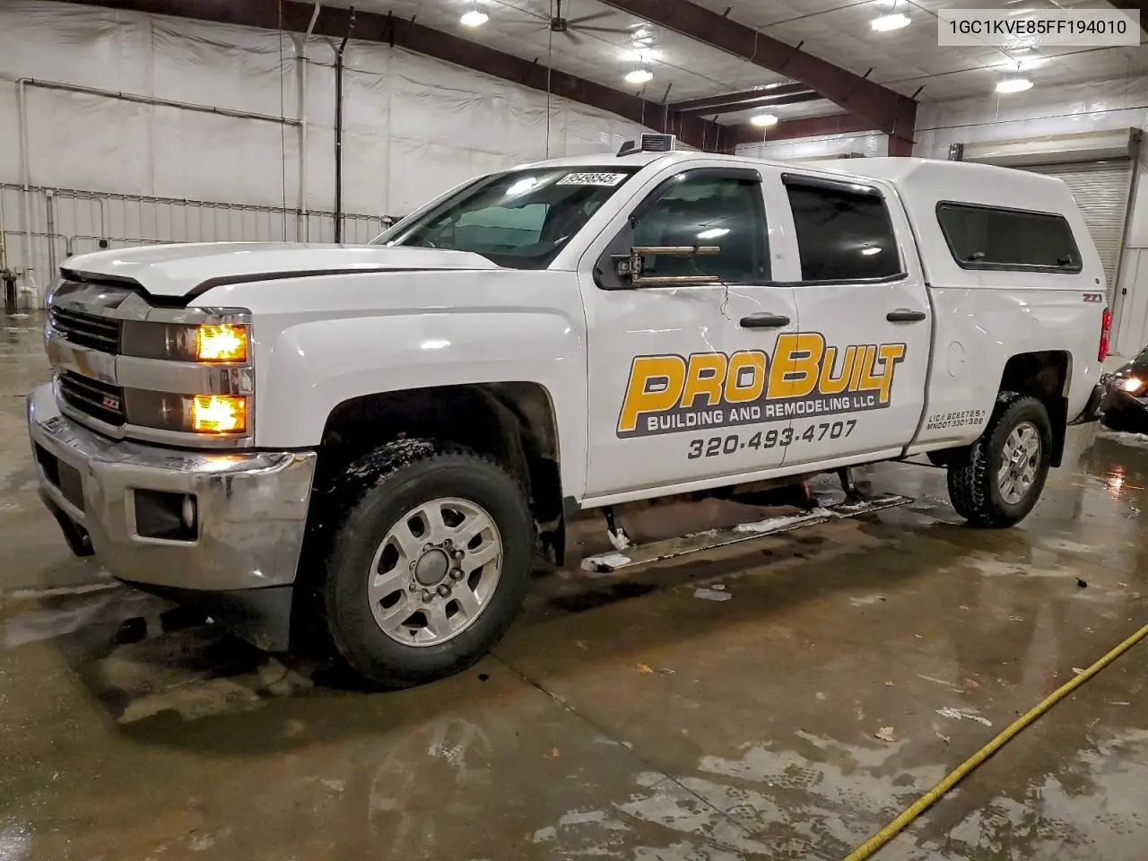 1GC1KVE85FF194010 2015 Chevrolet Silverado K2500 Heavy Duty Lt