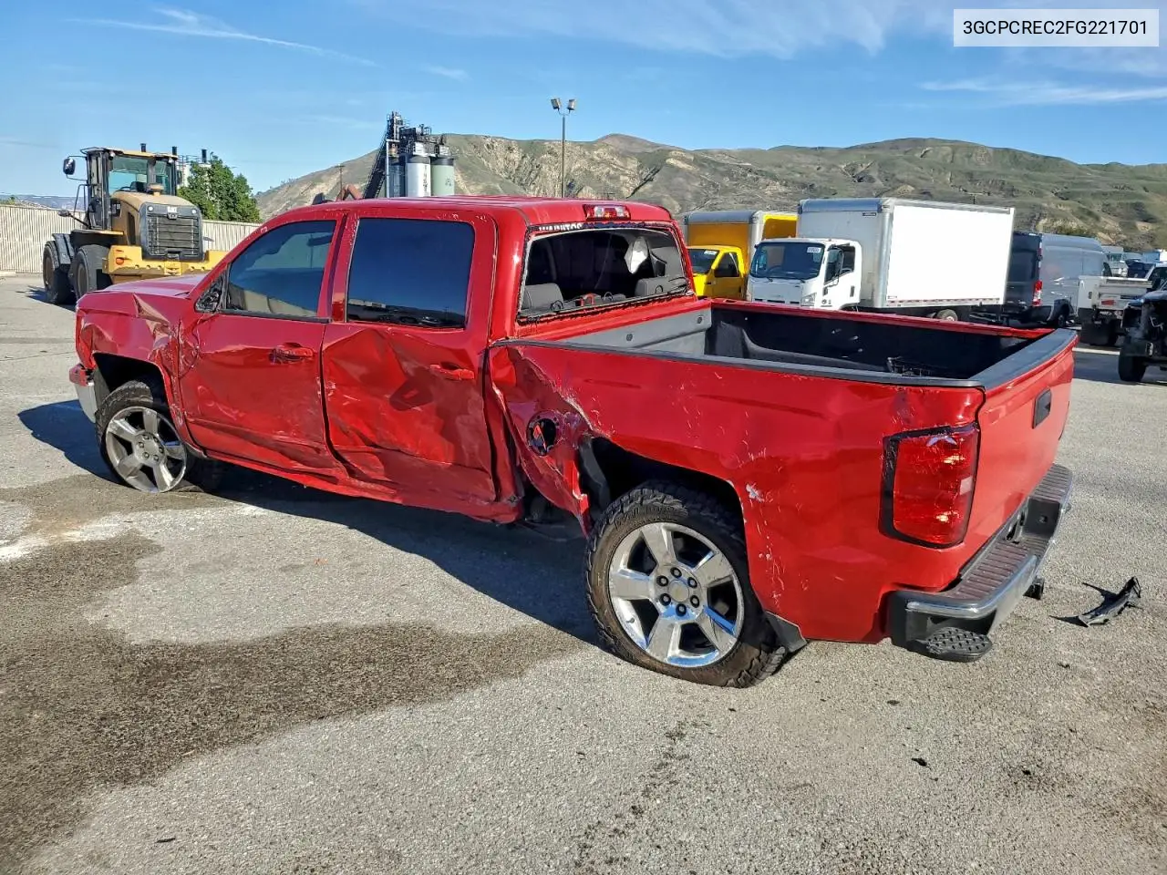 3GCPCREC2FG221701 2015 Chevrolet Silverado C1500 Lt