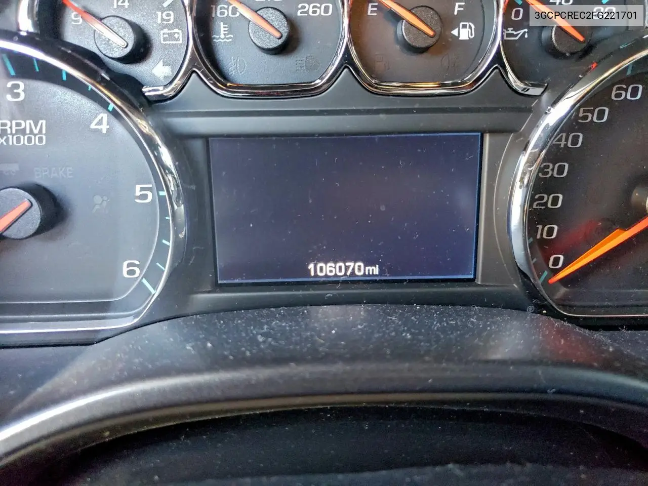 3GCPCREC2FG221701 2015 Chevrolet Silverado C1500 Lt