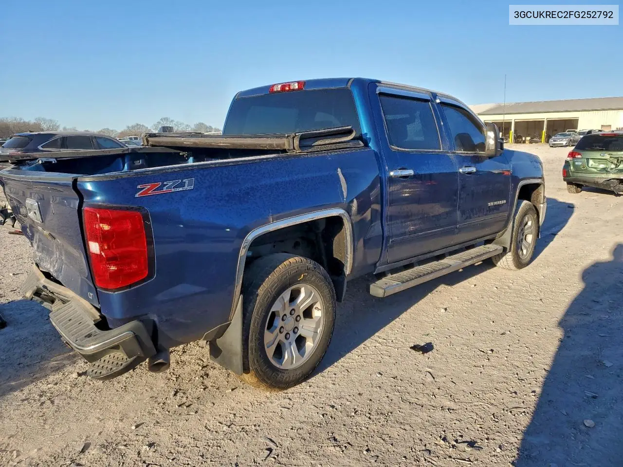 3GCUKREC2FG252792 2015 Chevrolet Silverado K1500 Lt